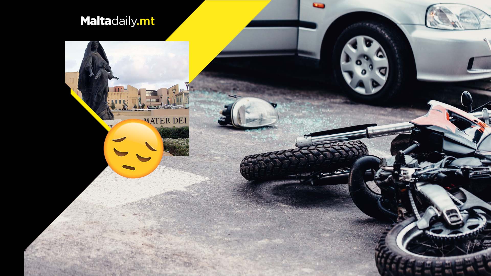 Man grievously injured due to motorcycle accident in Gzira