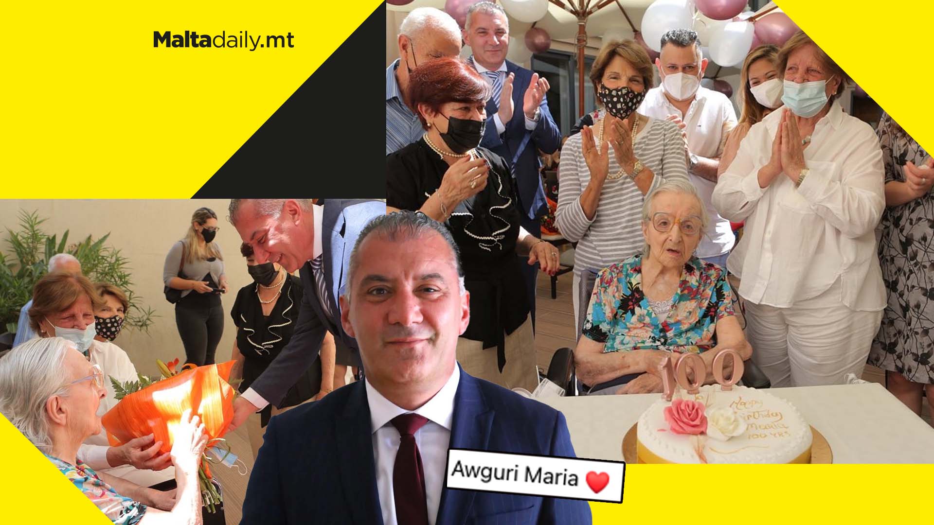 Active Ageing minister celebrates centenarian’s 100th birthday at elderly home