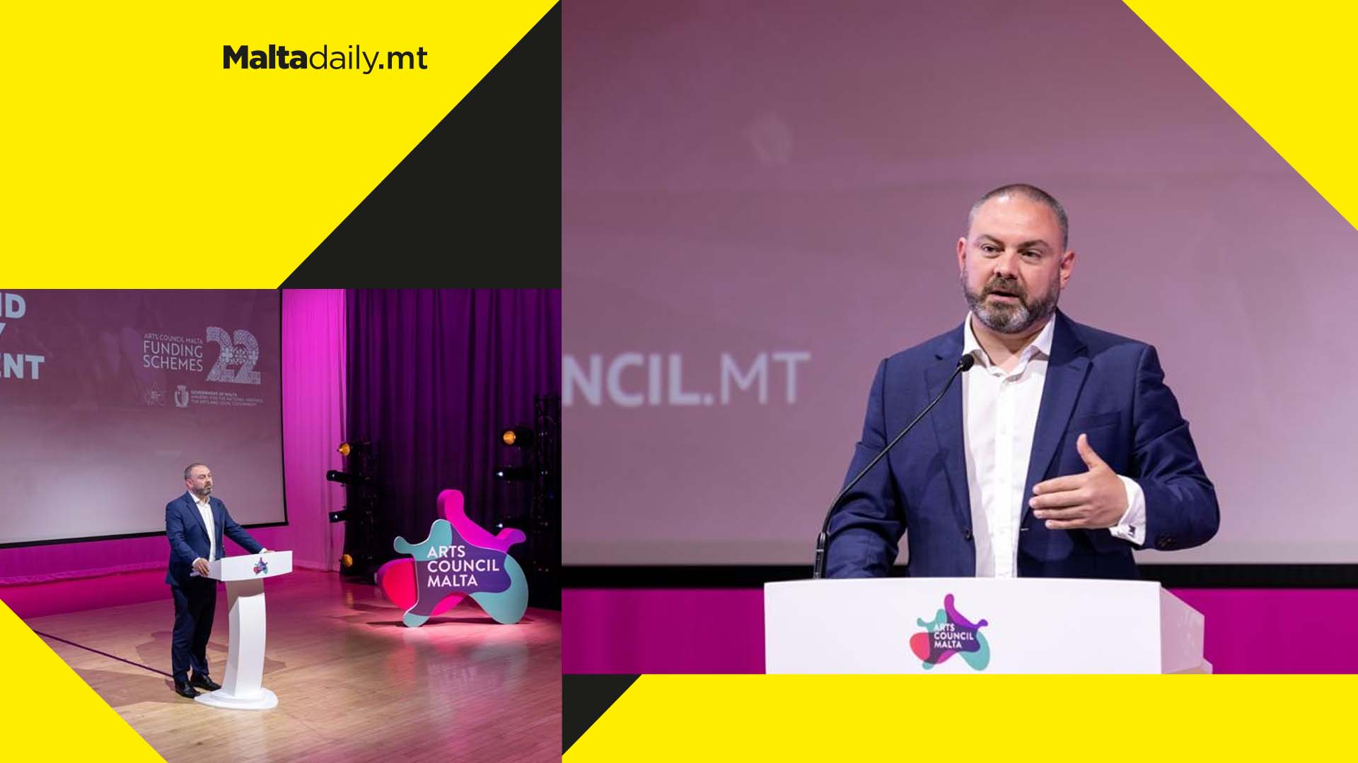 Four artistic schemes amounting to €800,000 launched as part of new programme