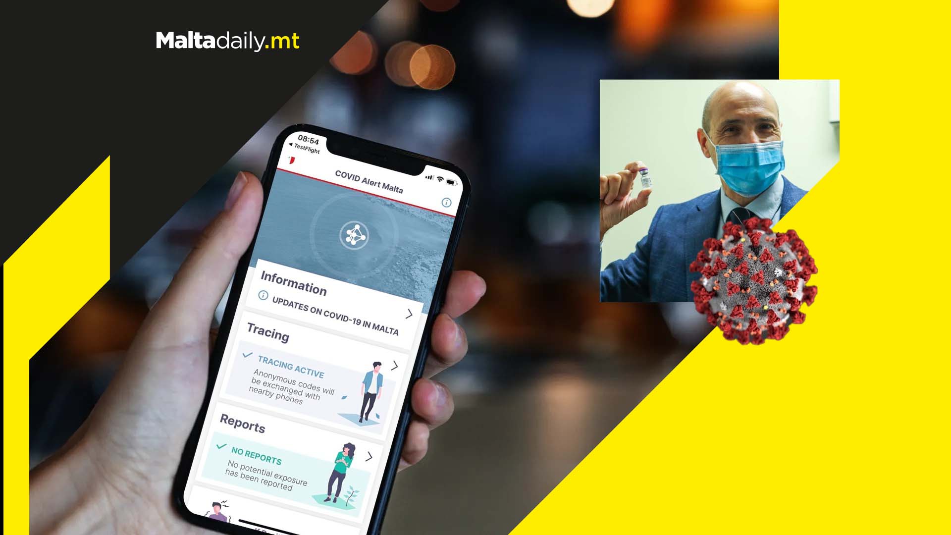 3,300 people downloaded the COVID app in first three months of 2022