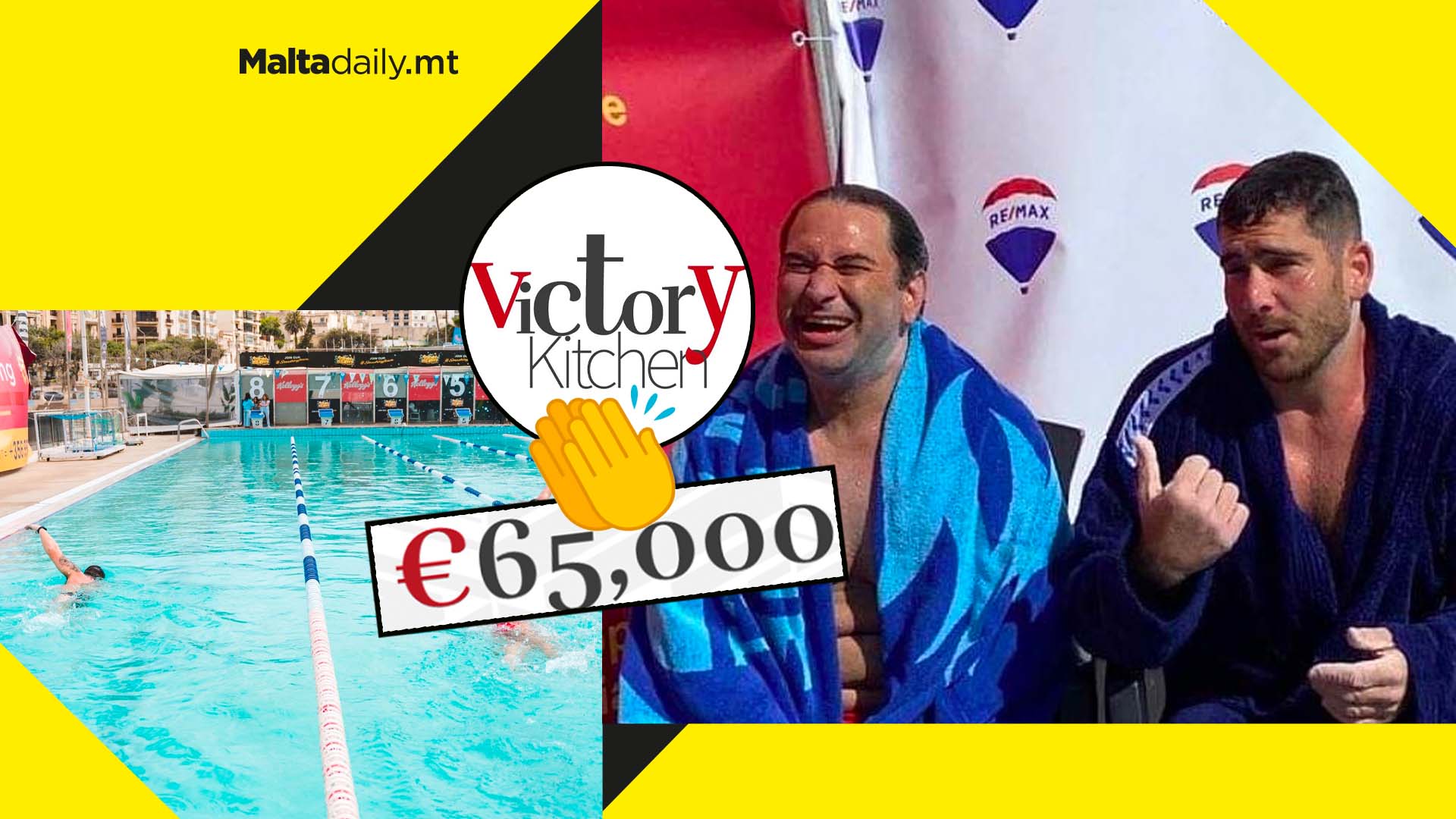 €65,000 raised during Victory Kitchen fundraiser swim