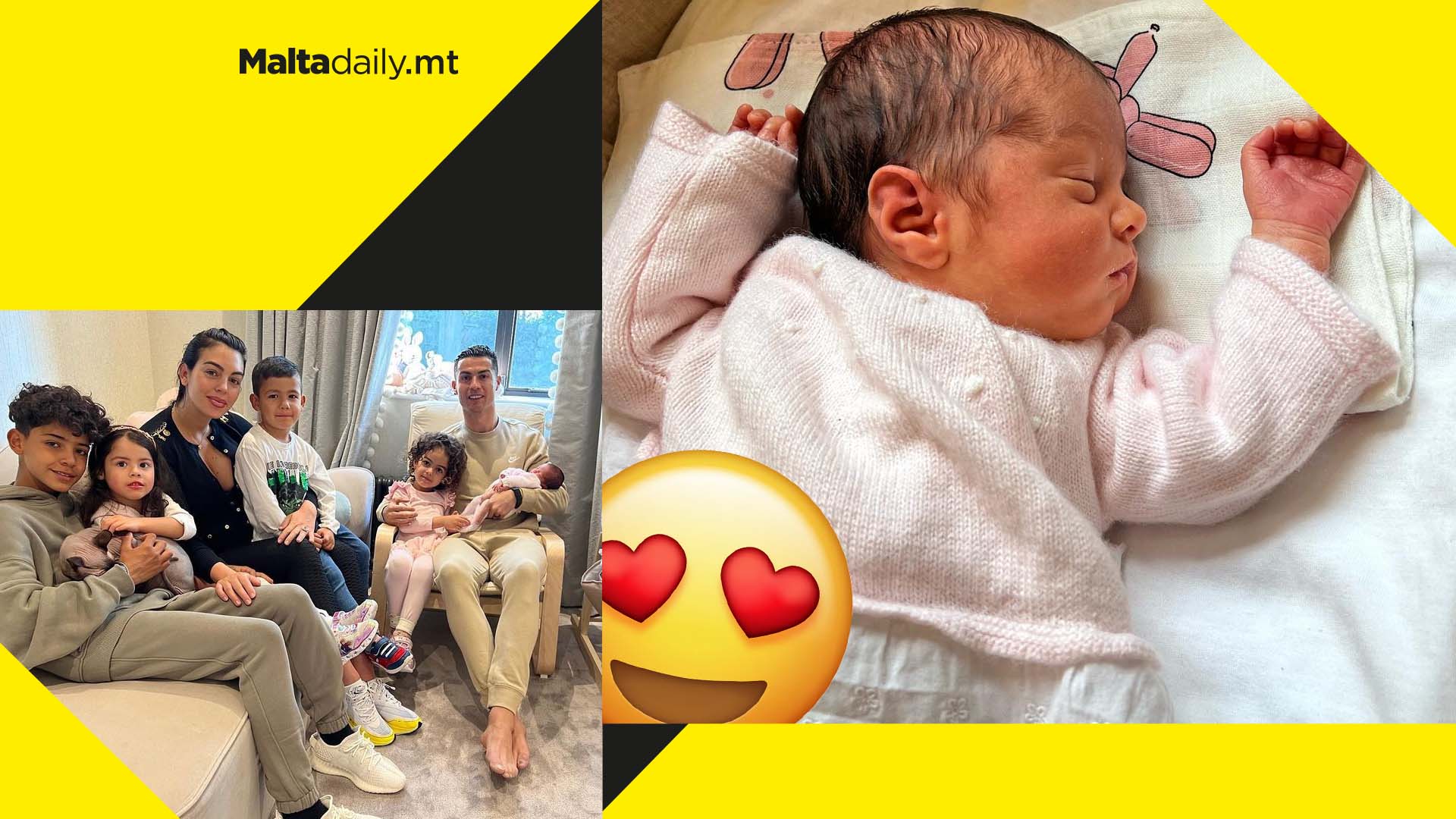 Cristiano Ronaldo & Georgina Rodriguez finally reveal the name of their baby daughter