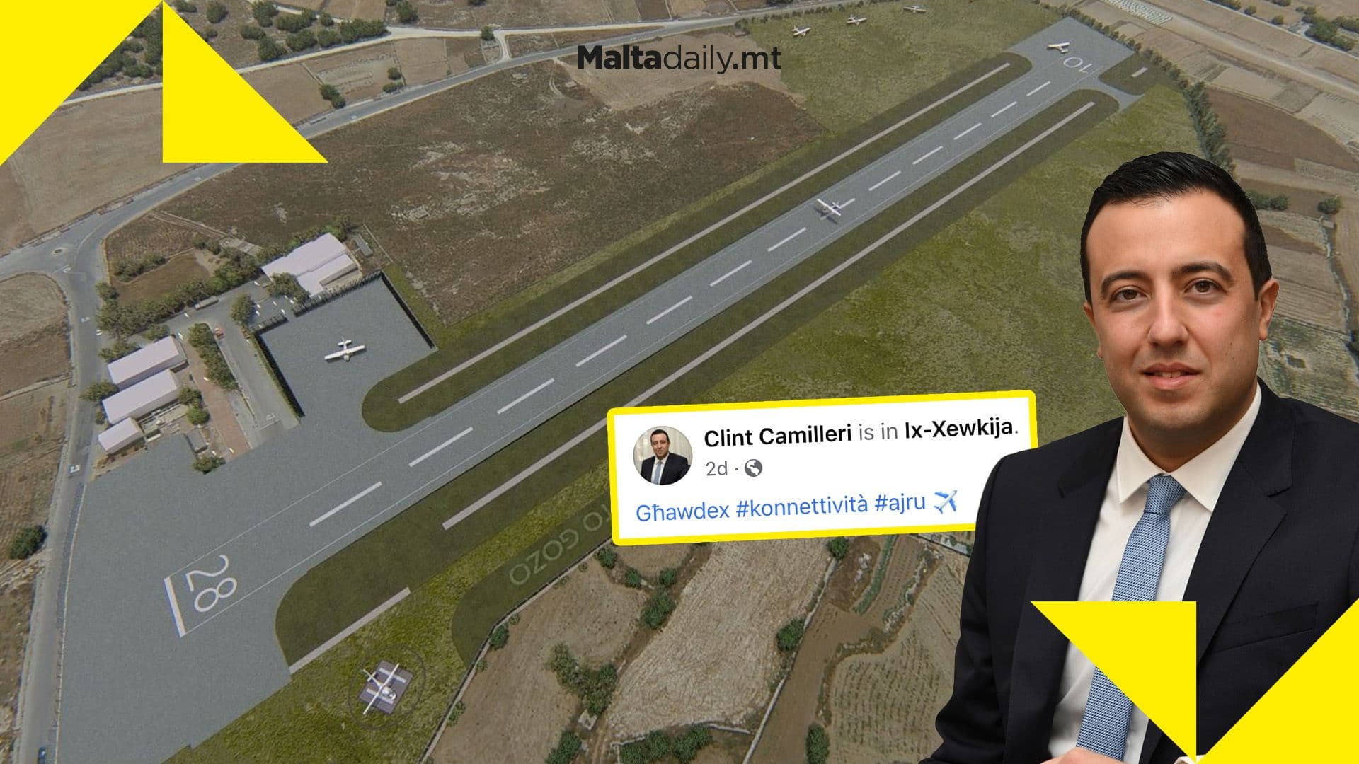 Government begins public consultation on regional airfield for small aircrafts in Gozo