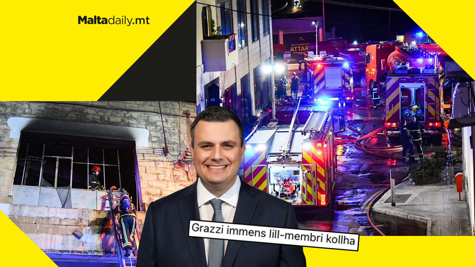 320,000 litre of water needed to put out warehouse fire