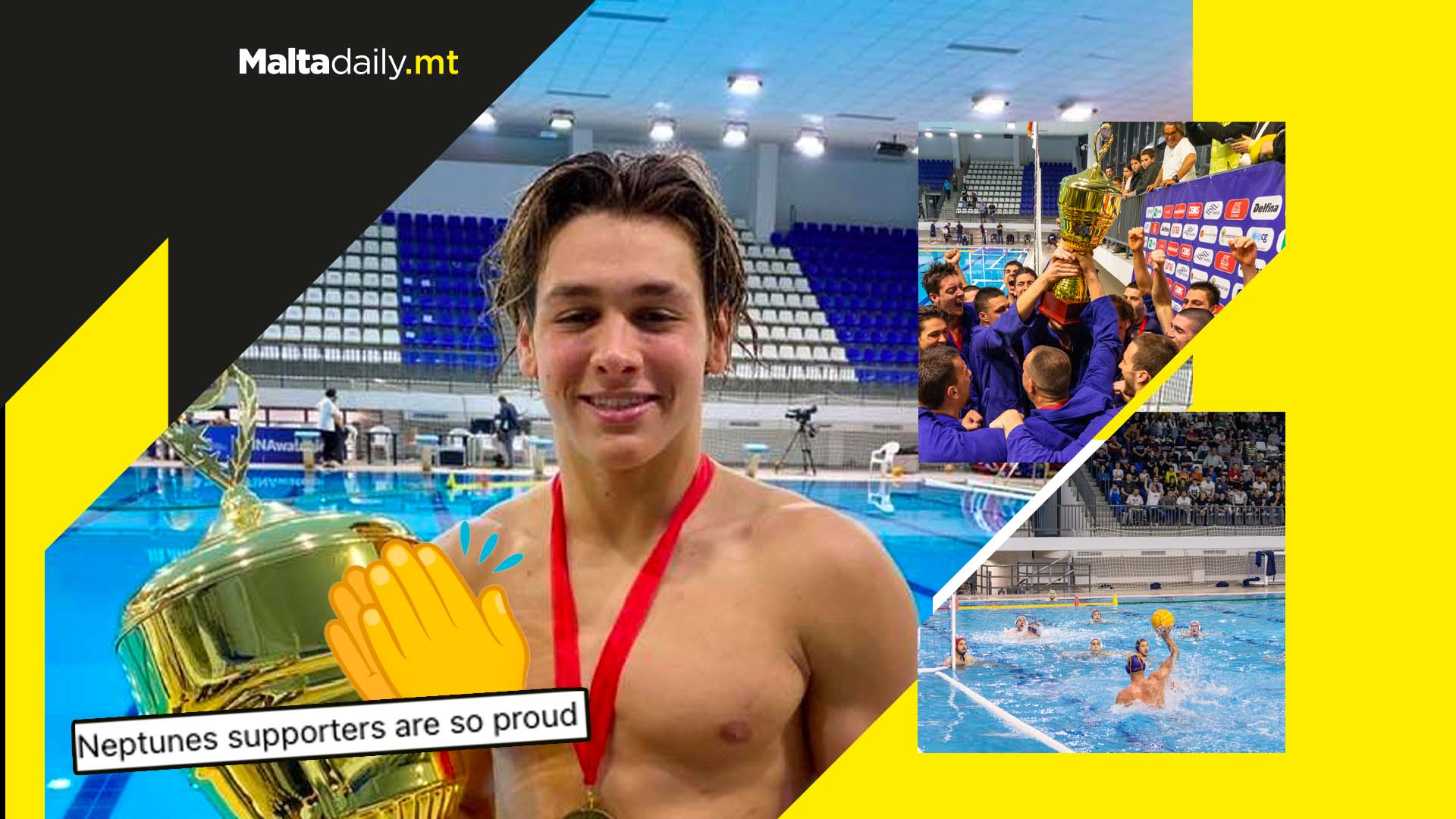 Jake Muscat 2022 champion alongside PVK Jadran in Montenegro