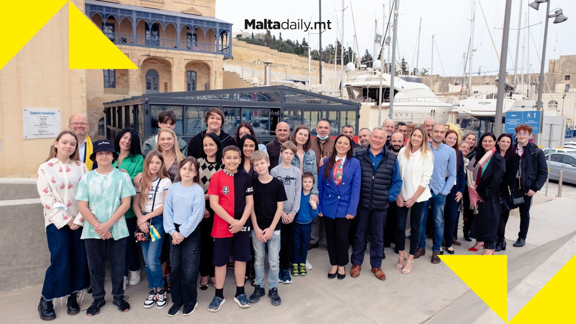 Kalkara offices converted into housing for 10 Ukrainian families seeking refuge