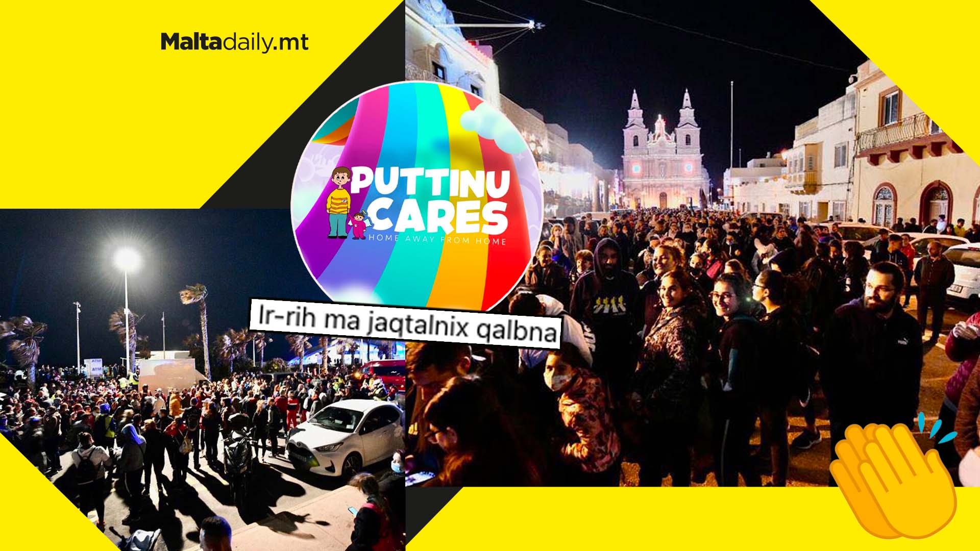 Hundreds walk in aid of Puttinu Cares despite strong winds