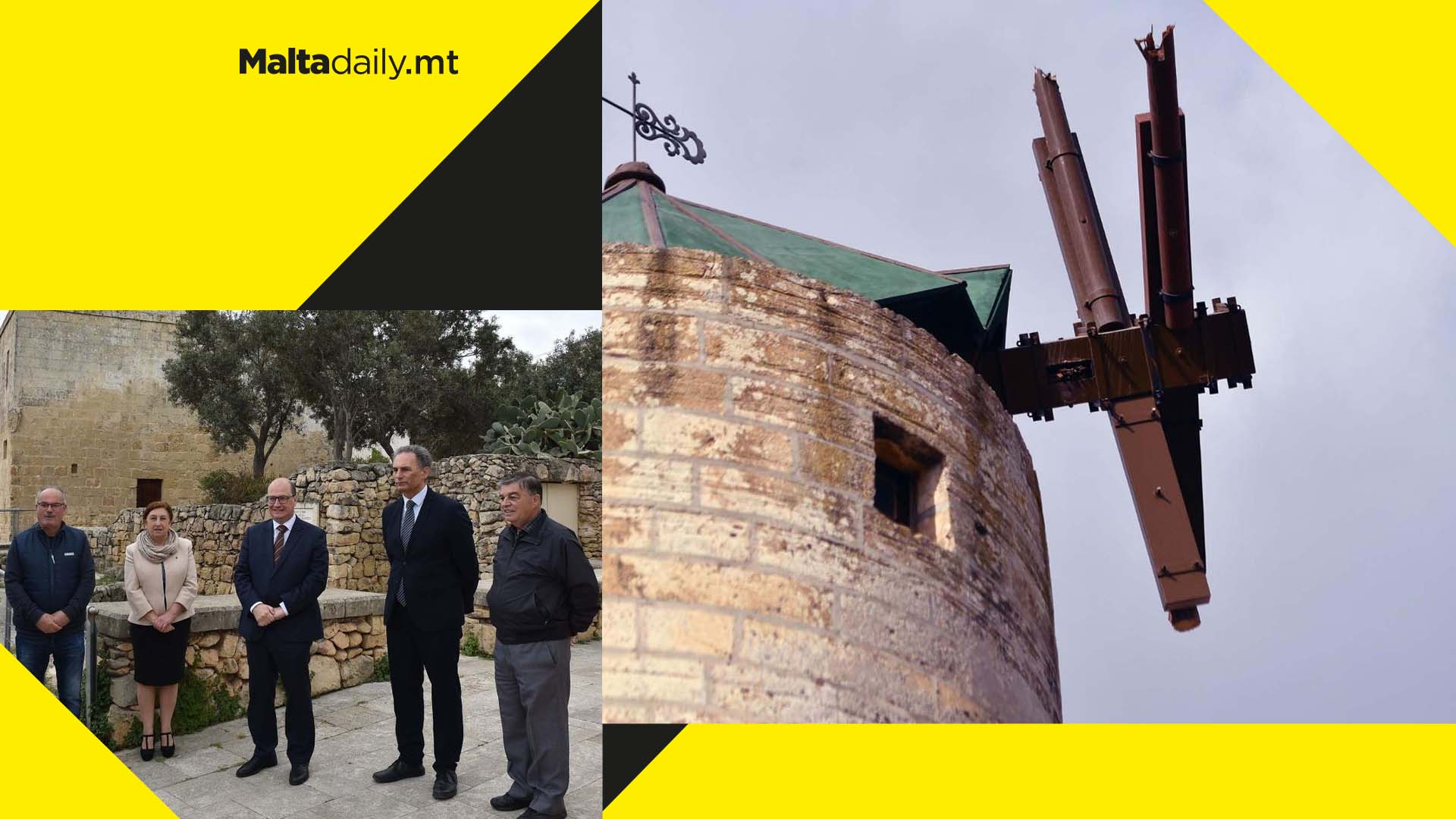 Xarolla Windmill to receive €10,000 investment into restoration project