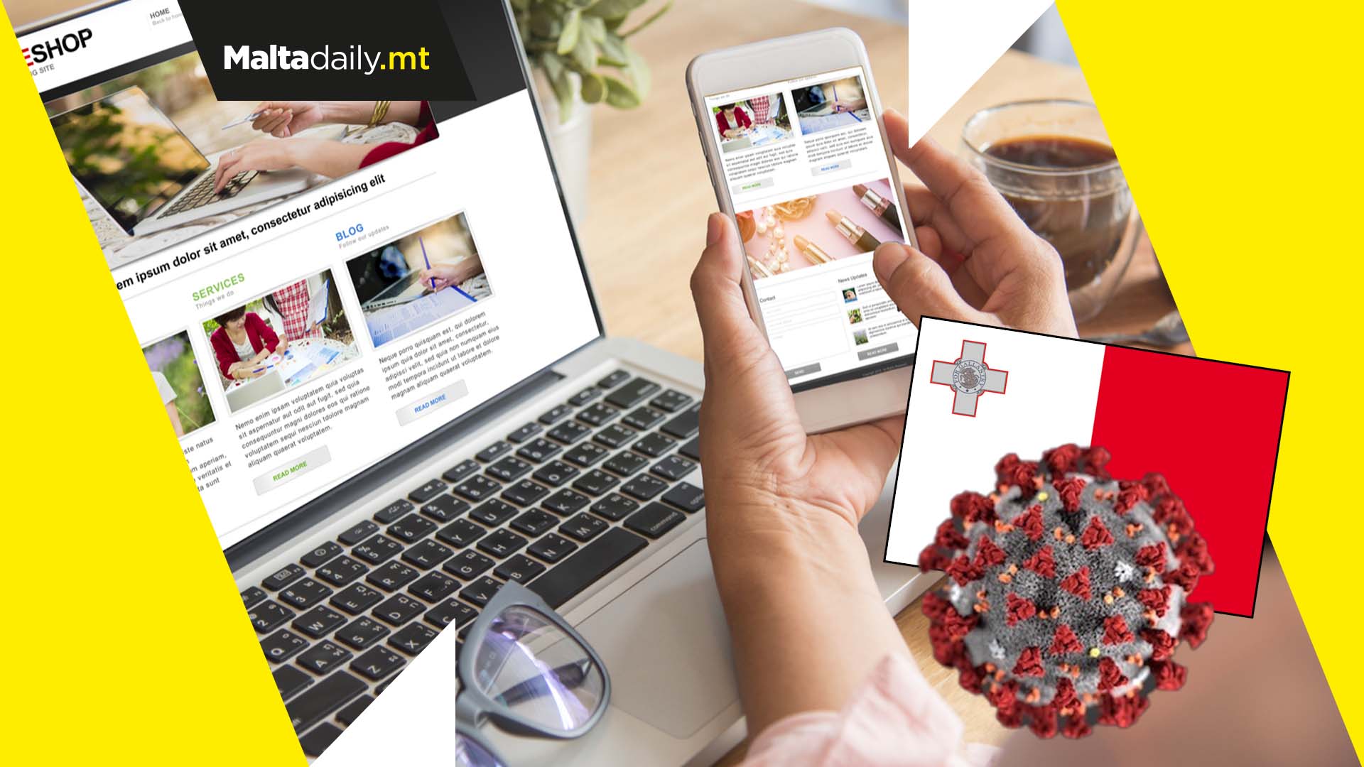 Malta with most businesses shifting online in EU due to COVID