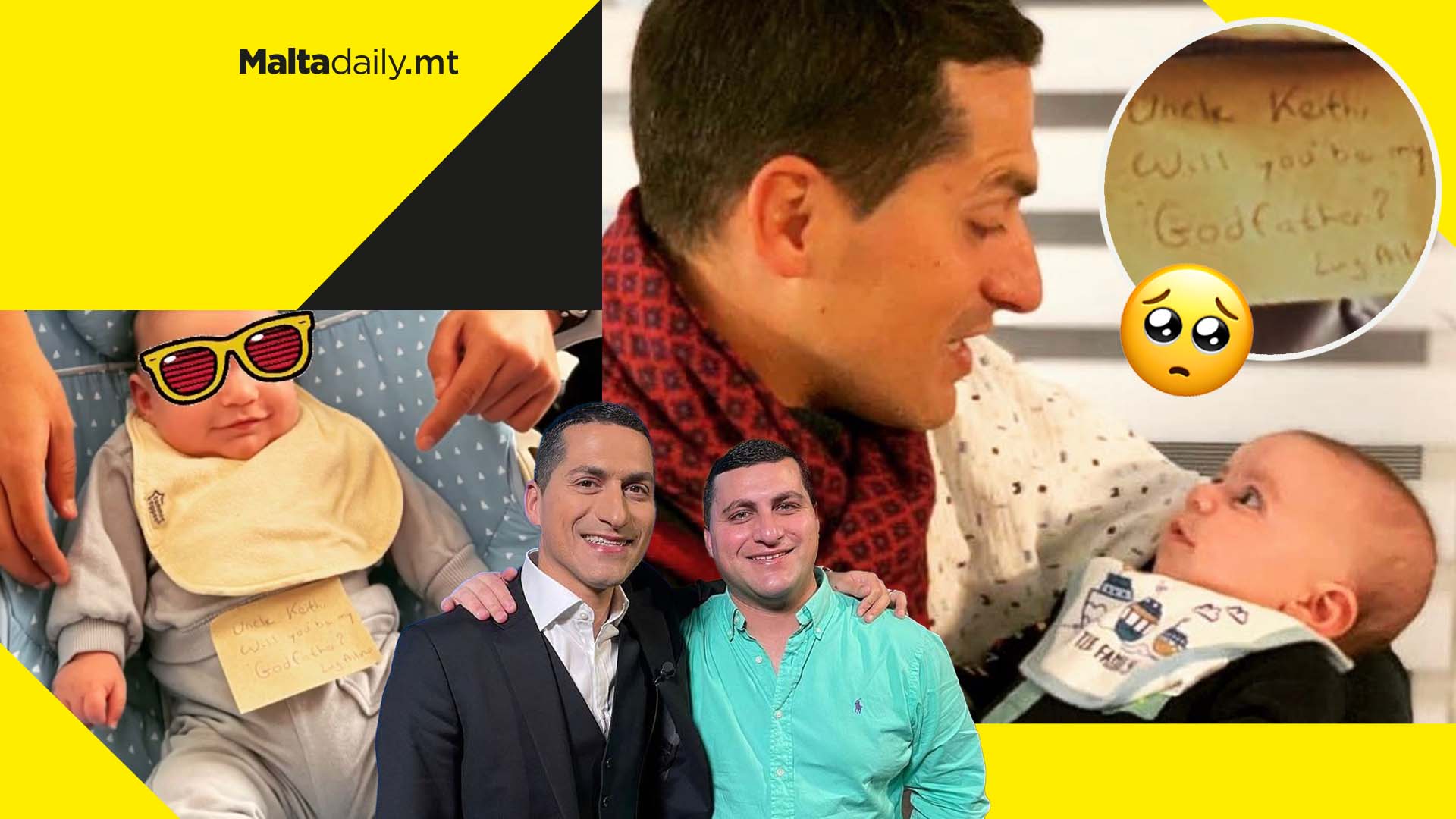 Keith Demicoli asked to be godfather of his brother’s son