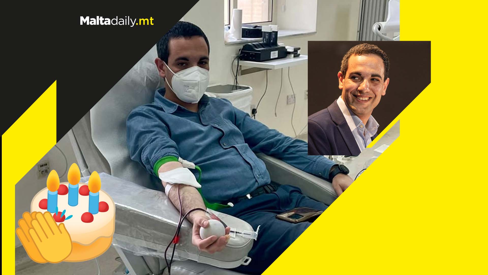 PN Secretary General celebrates birthday with blood donation