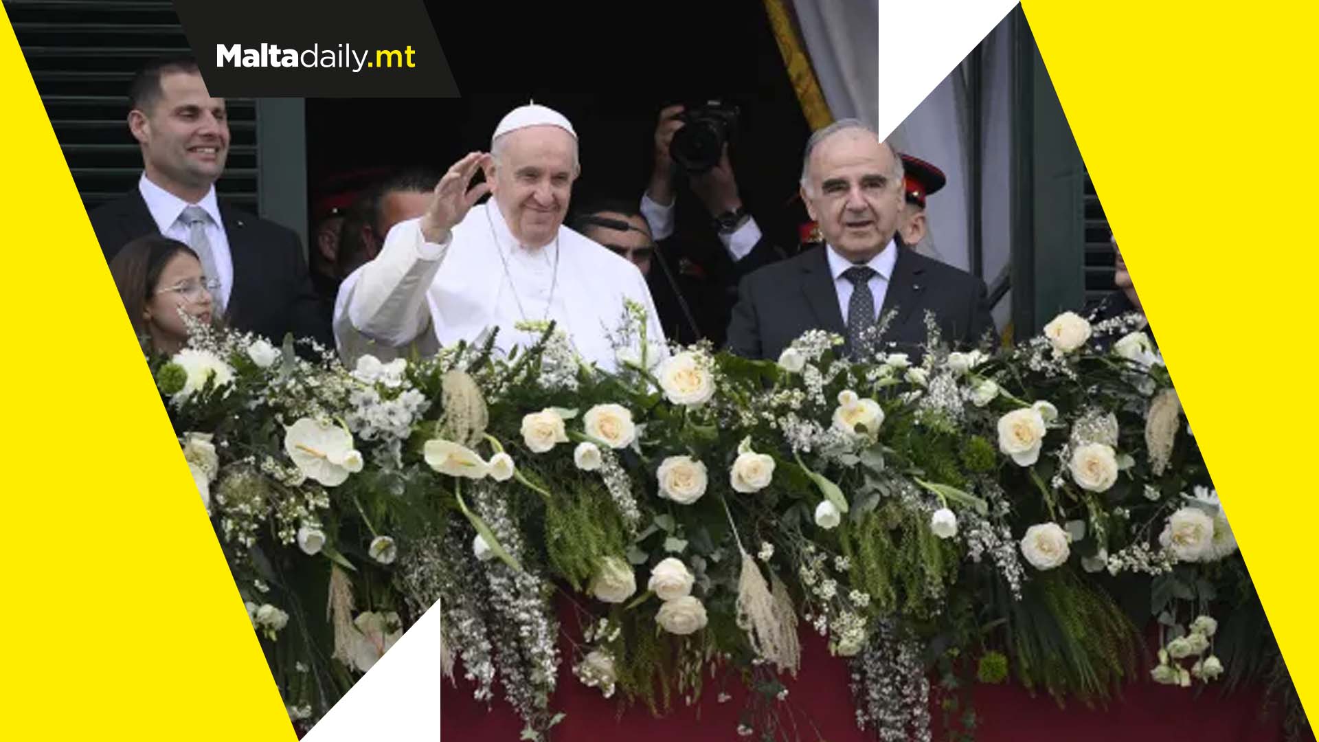 President hopeful Pope visit will leave spiritual and material joy