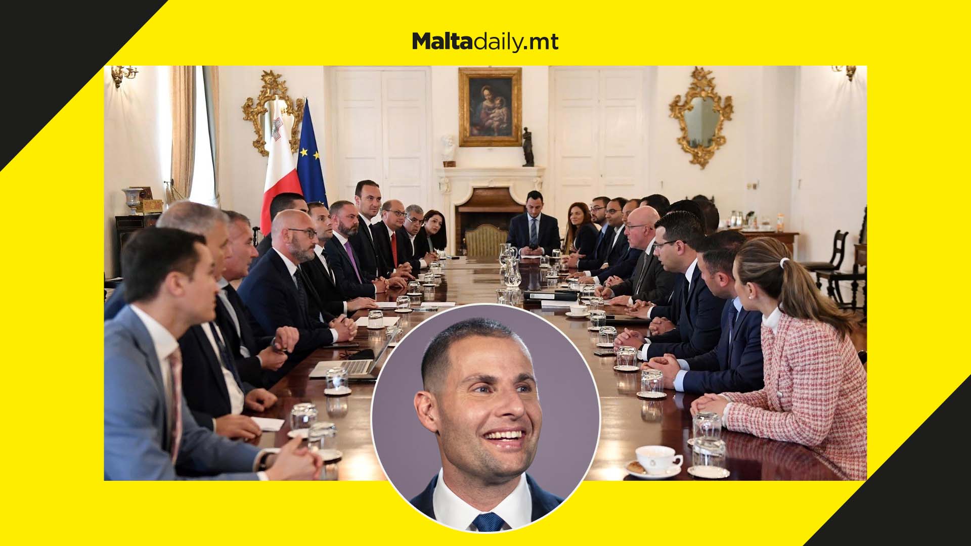 First cabinet meeting after election held by Prime Minister