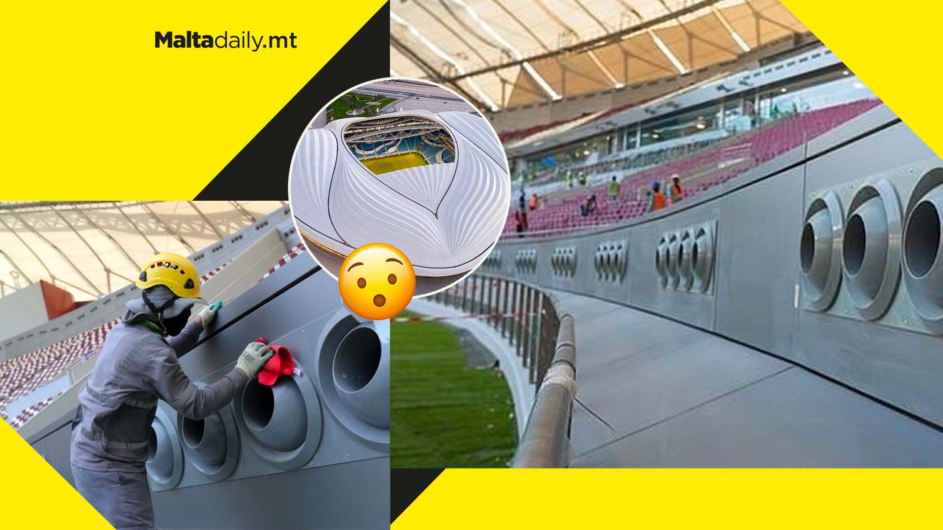 All of Qatar’s eight World Cup stadiums are fully air conditioned