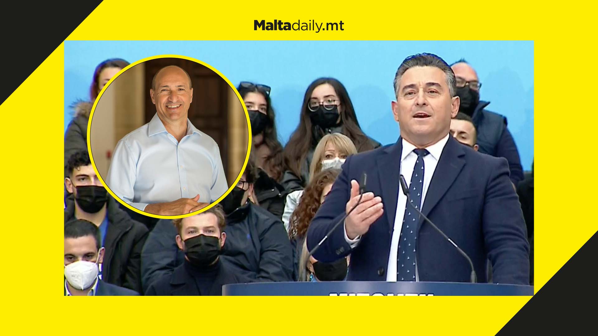 “Chris Fearne is a liar”, Bernard Grech addresses PN supporters at Sliema rally