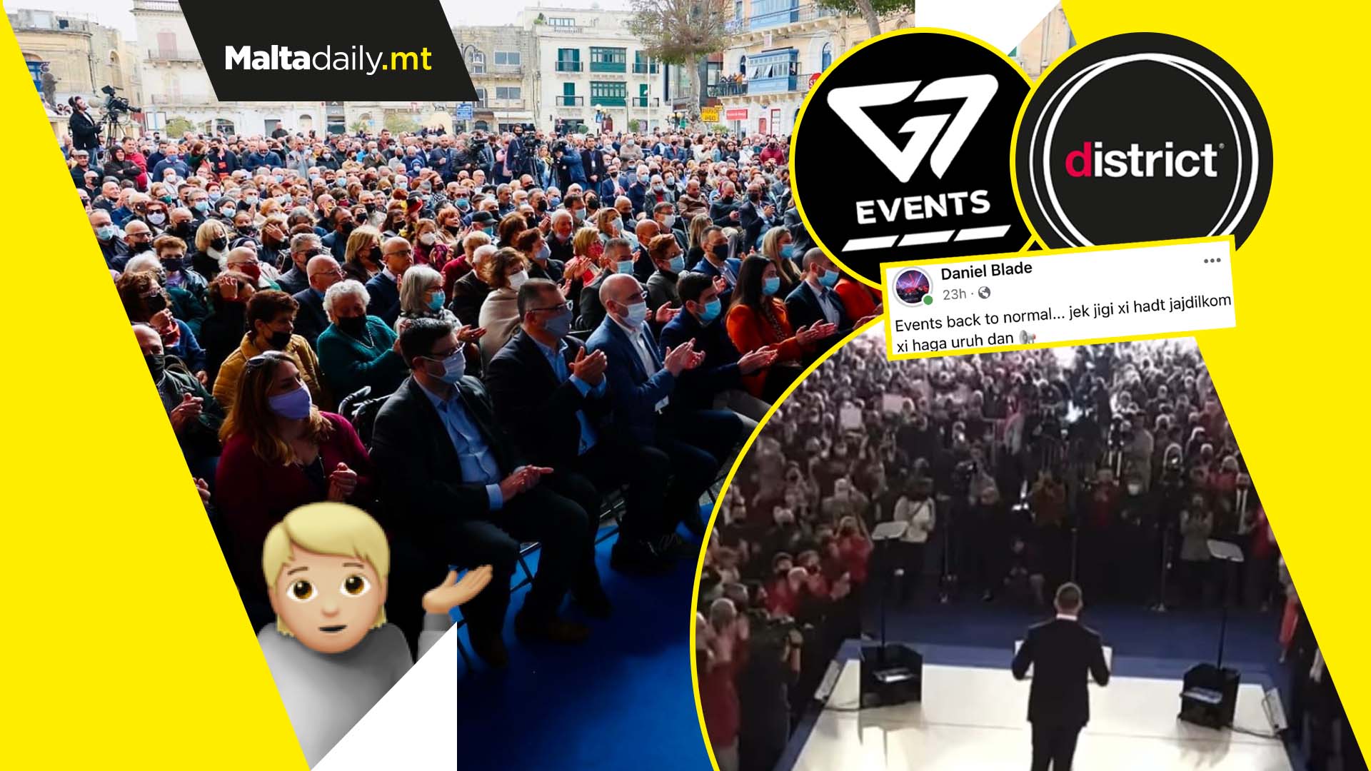 Events organisers call “double standards” as crowds gather for political rallies