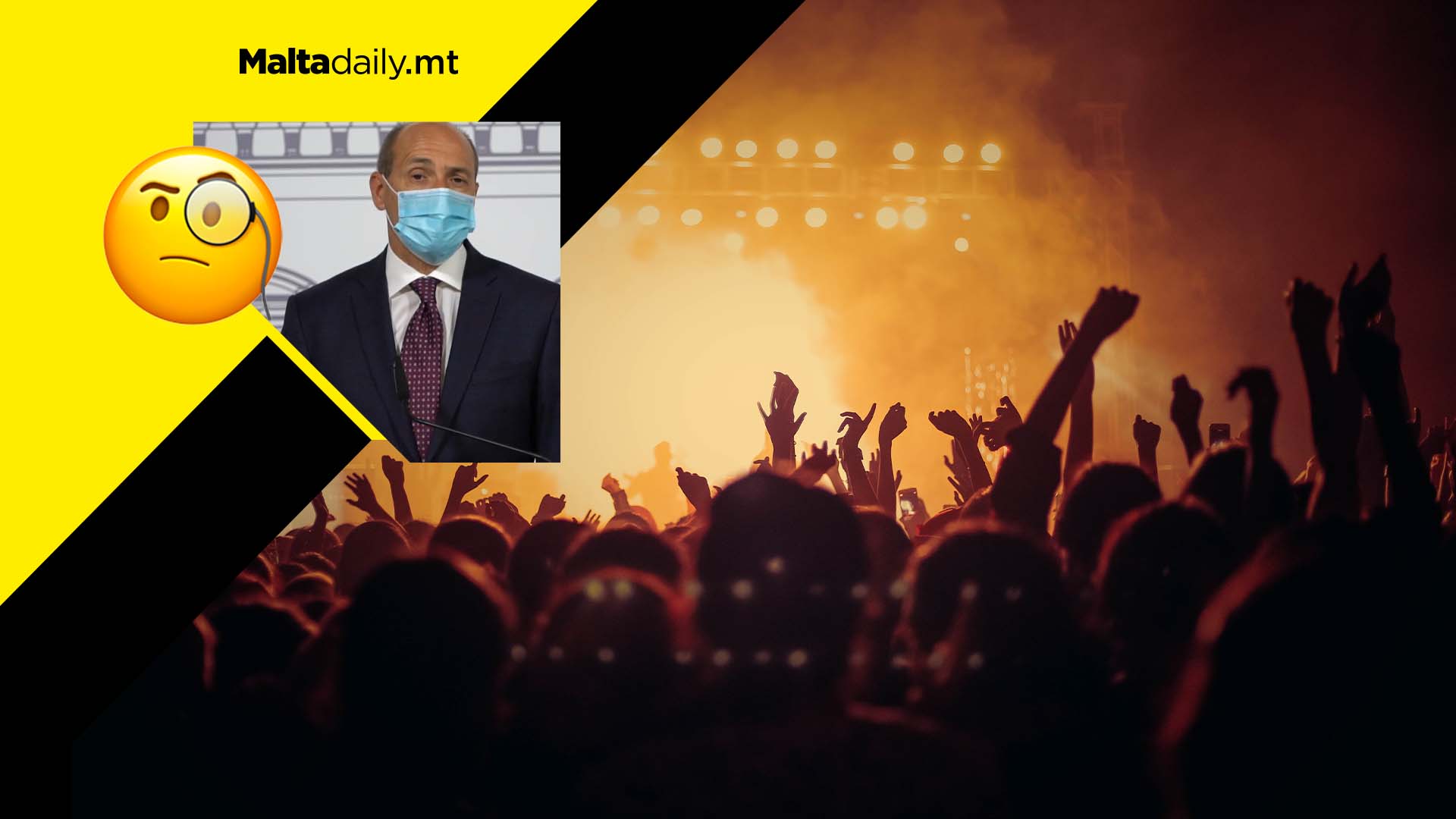 Standing events and feast celebrations could return within weeks, says Chris Fearne