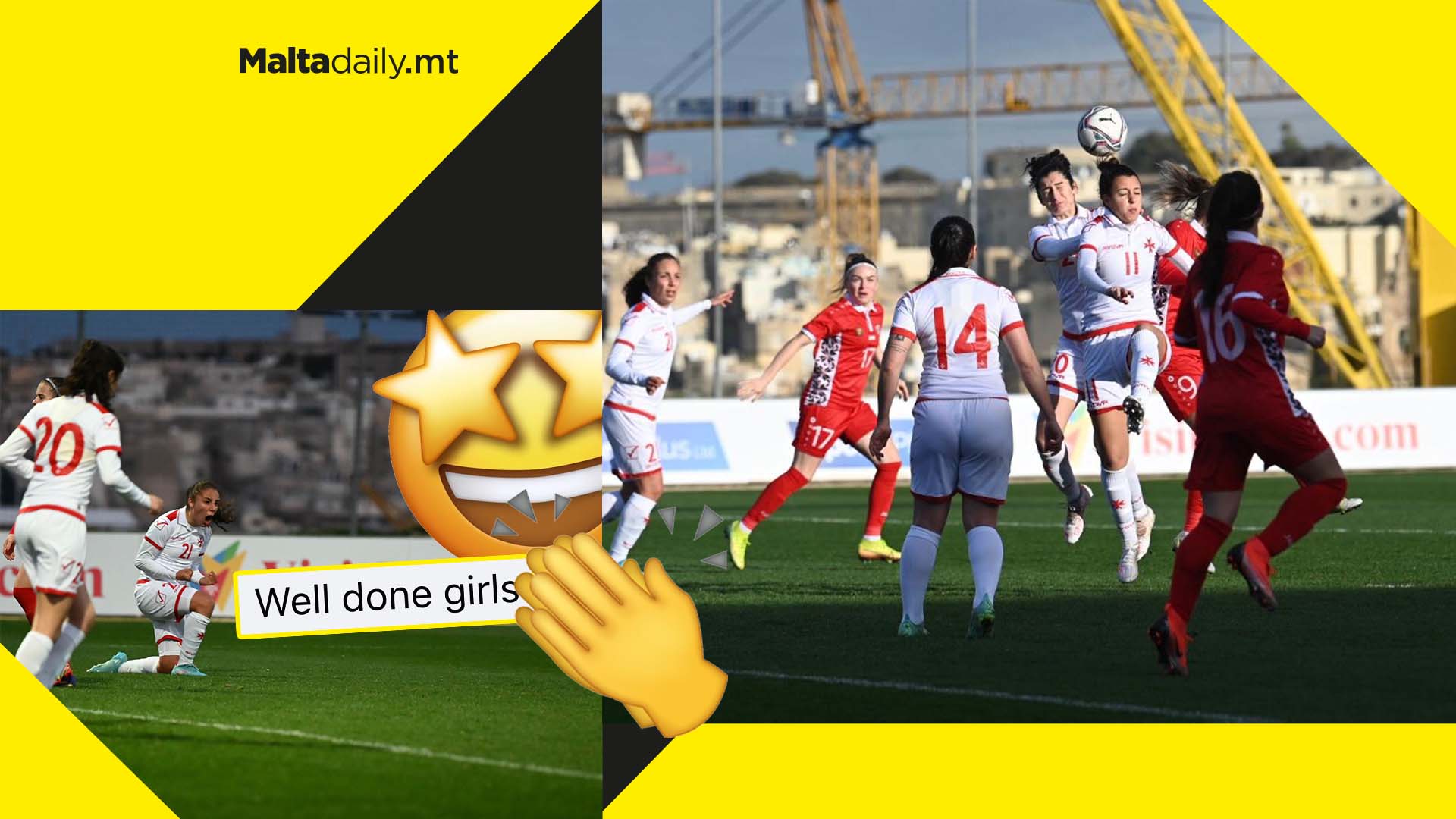 Malta national team kick off Women’s Trophy tournament with 3-1 against Moldova
