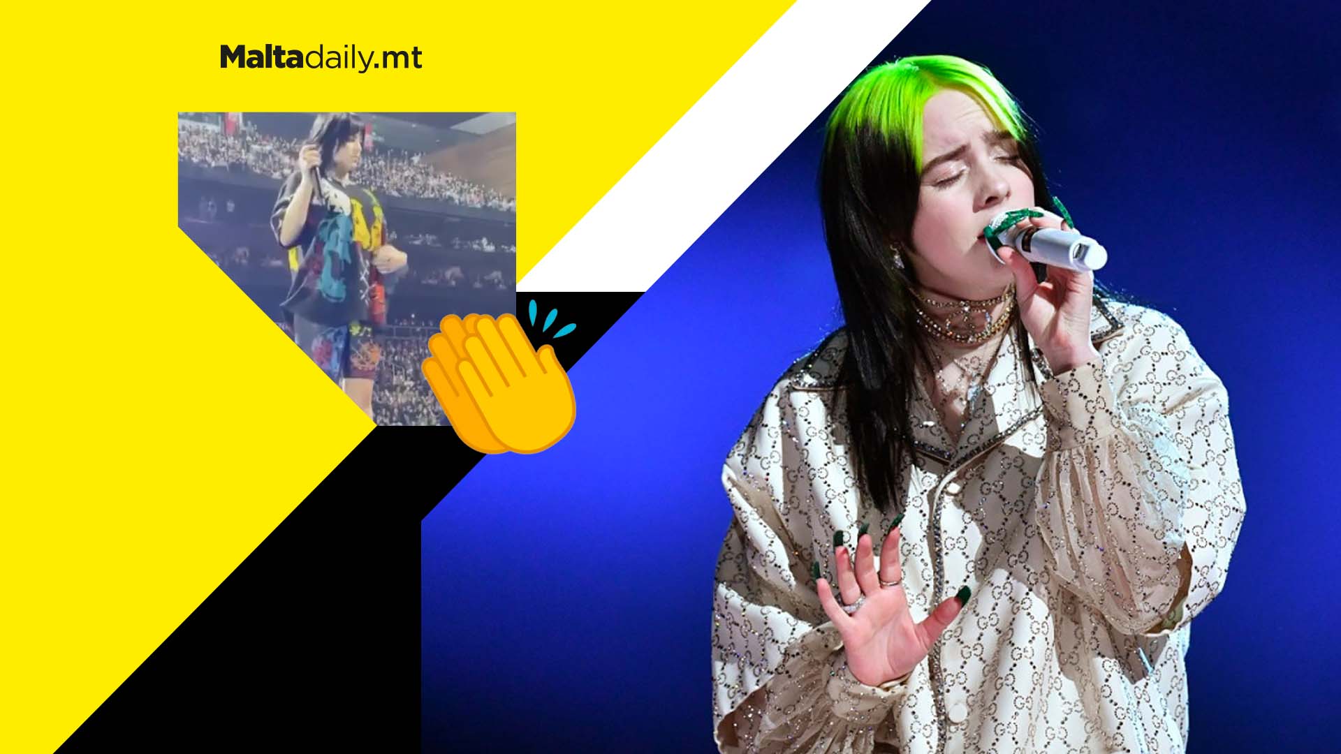 Billie Eilish stops concert to get one of her struggling fans an inhaler