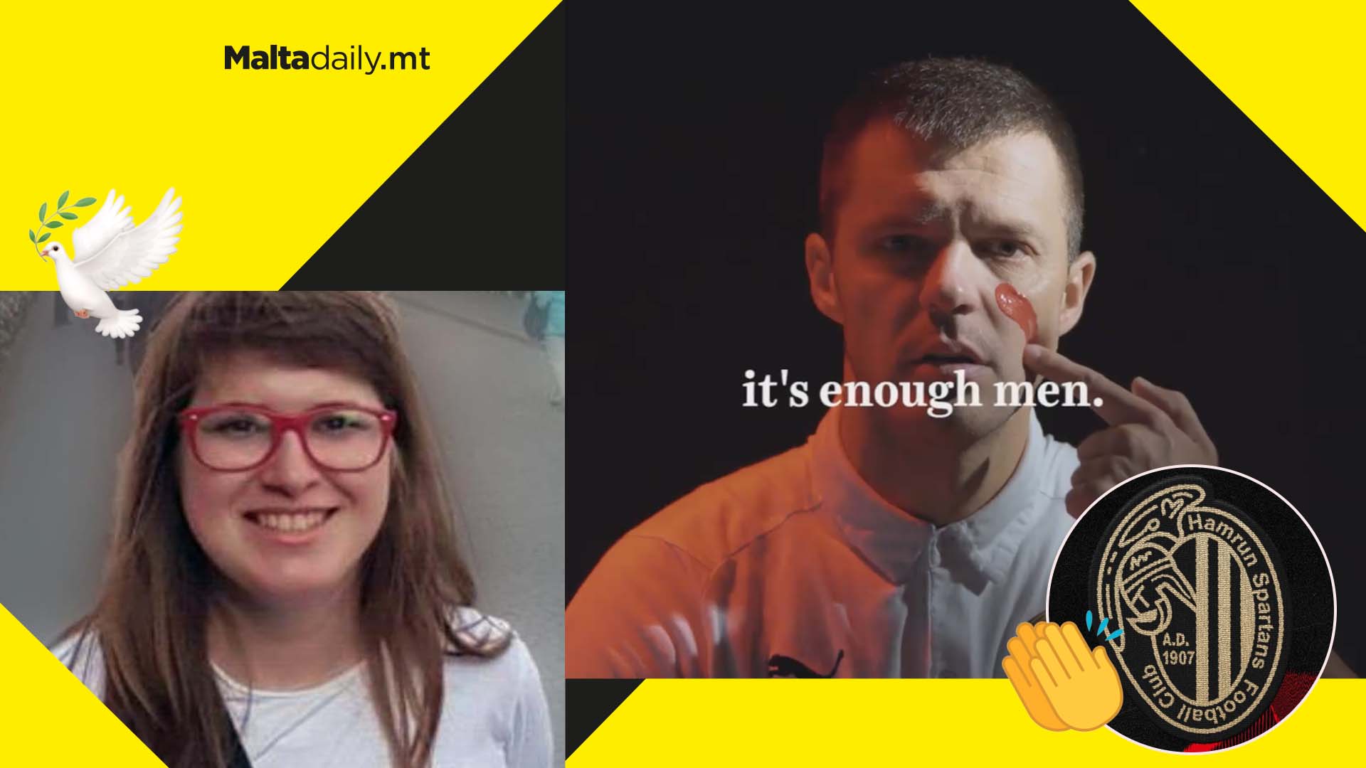 ‘Let’s do our part’ – Hamrun Spartans raise awareness following Dembska’s murder