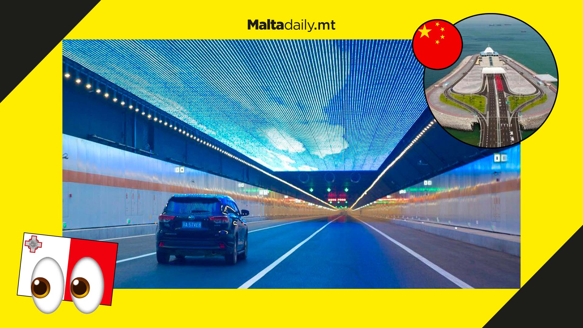 China’s longest underwater highway tunnel opens for use