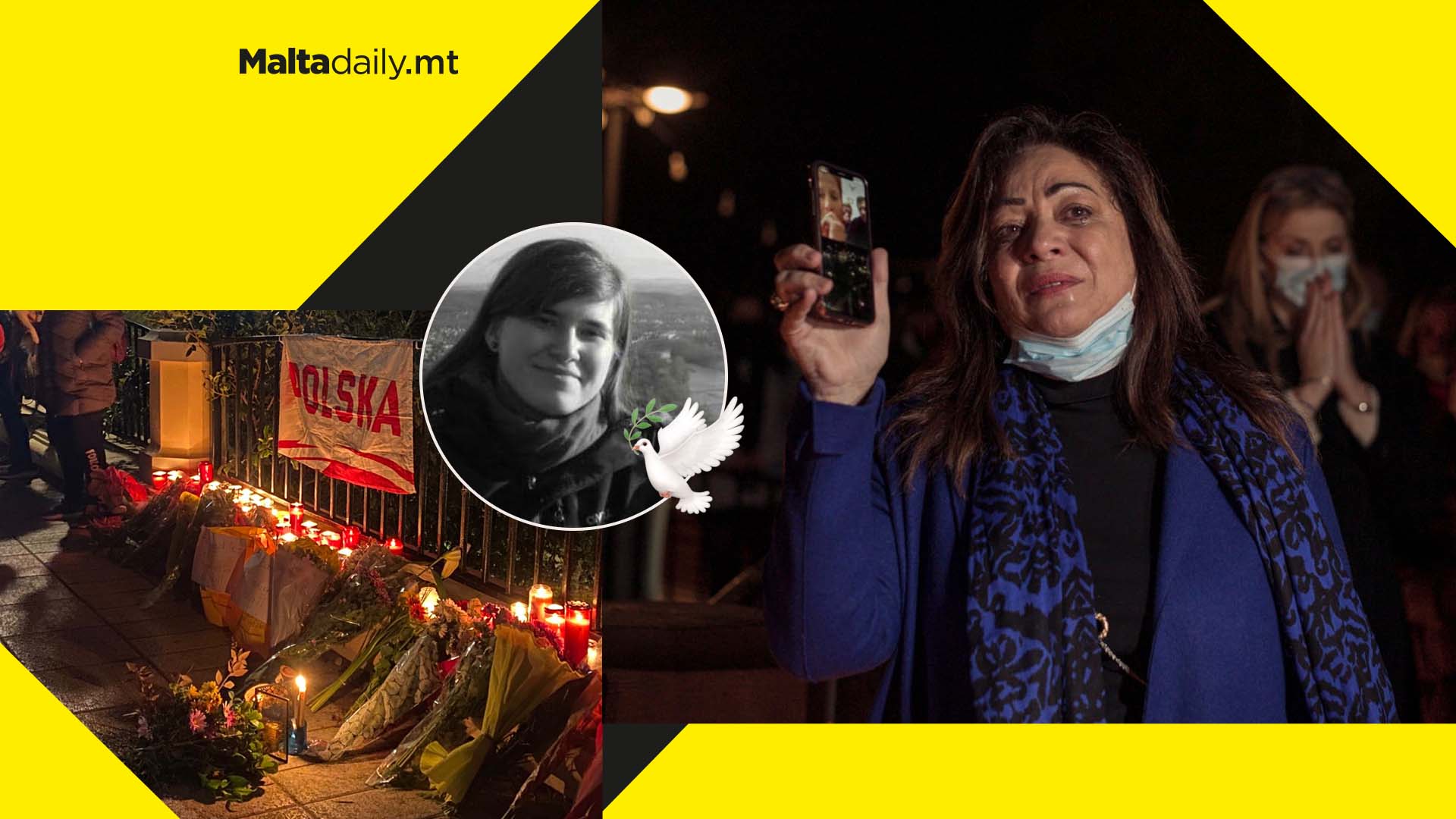 Paulina Dembska’s parents virtually join Sliema vigil as hundreds pay tribute