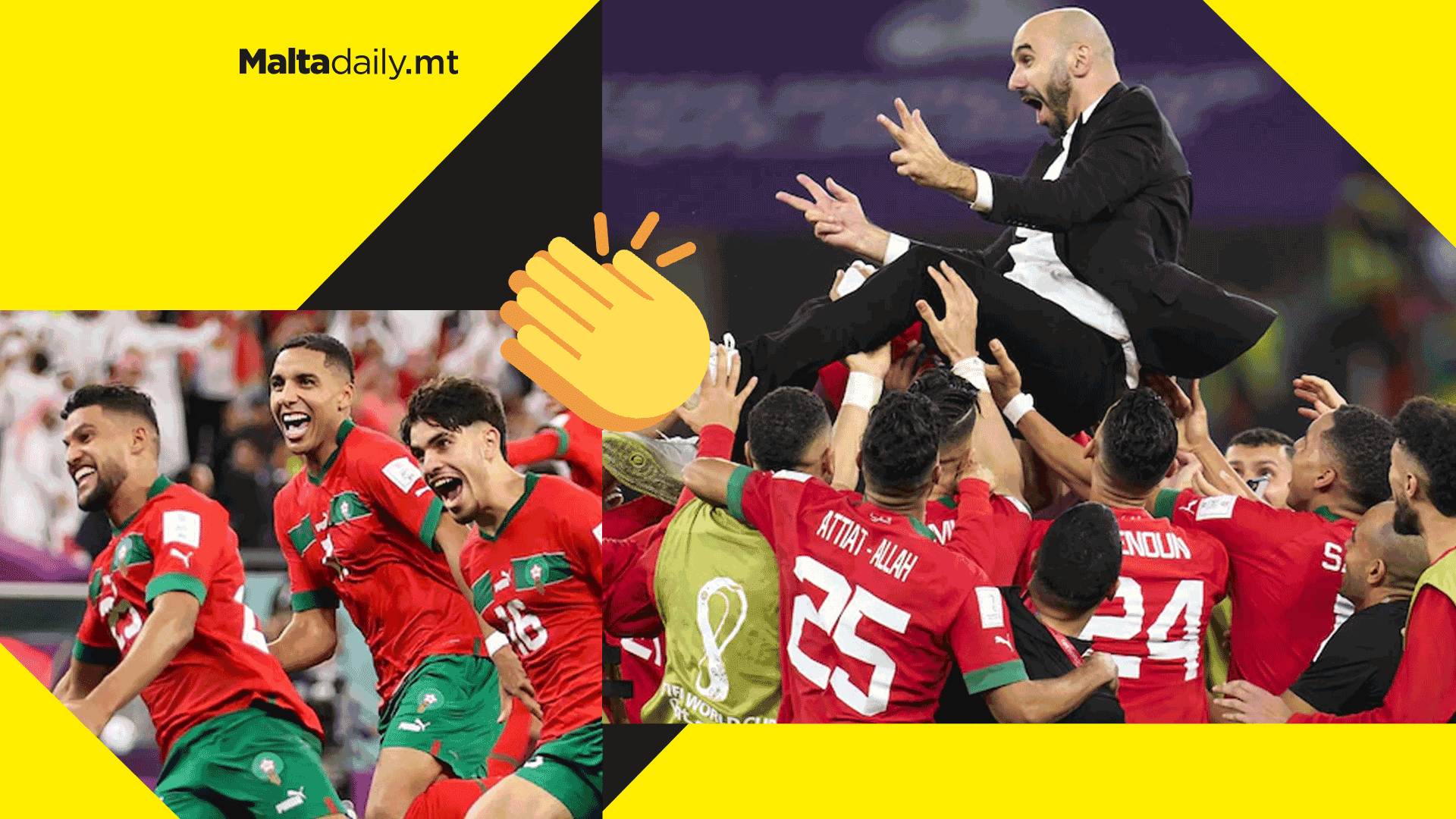 Morocco shock the world and knock out Spain out of the World Cup