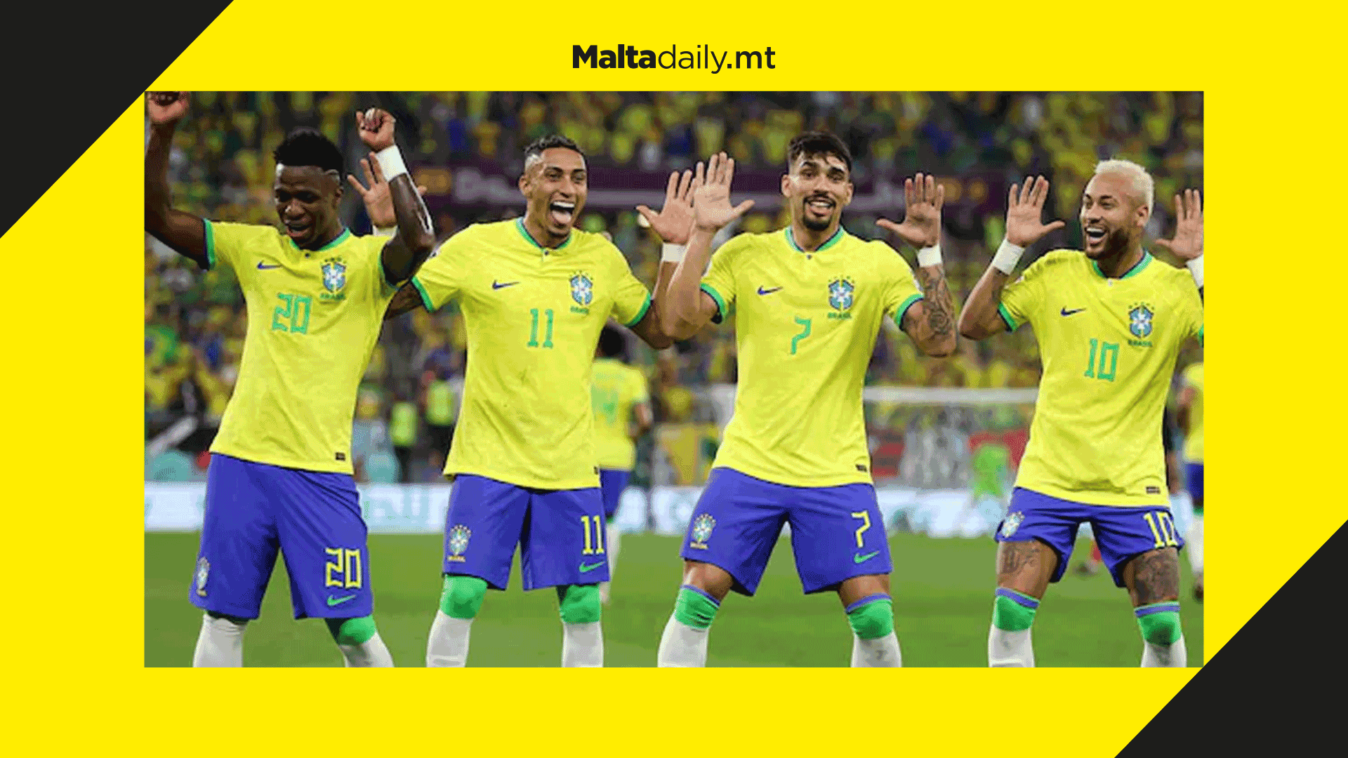 Brazil smash South Korea to qualify for quarter finals