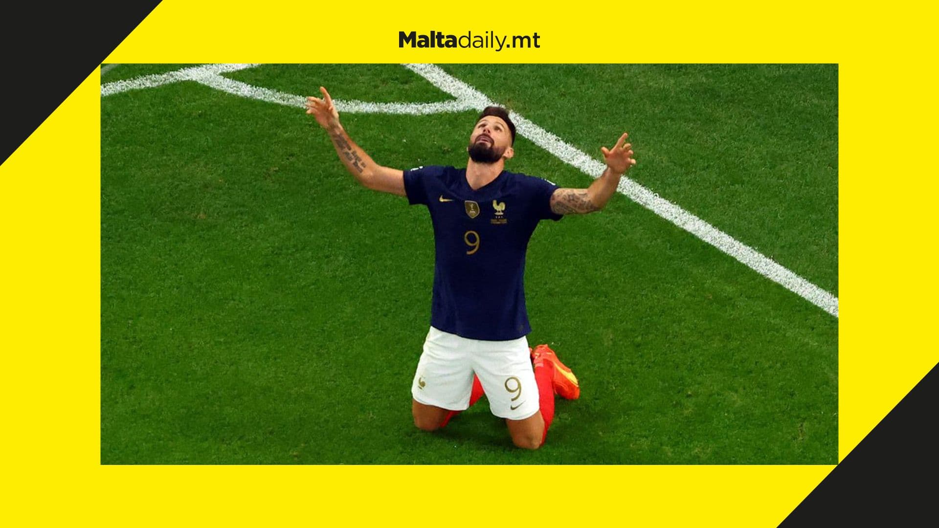 Giroud becomes France’s all time top scorer