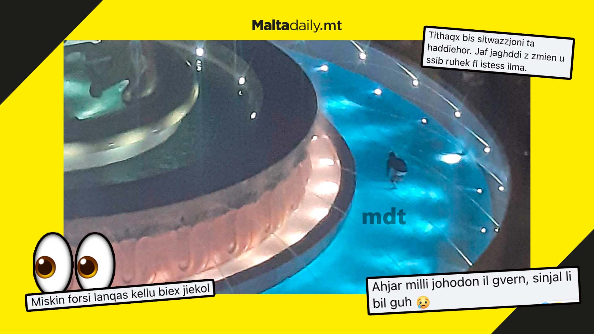 Man jumps into Triton Fountain to reportedly pick tourist coins