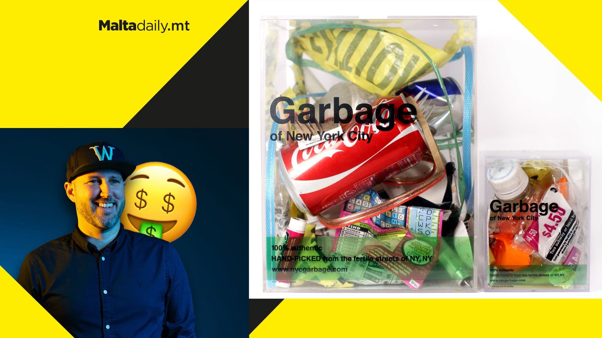 Artist turns New York City garbage into collectible art pieces