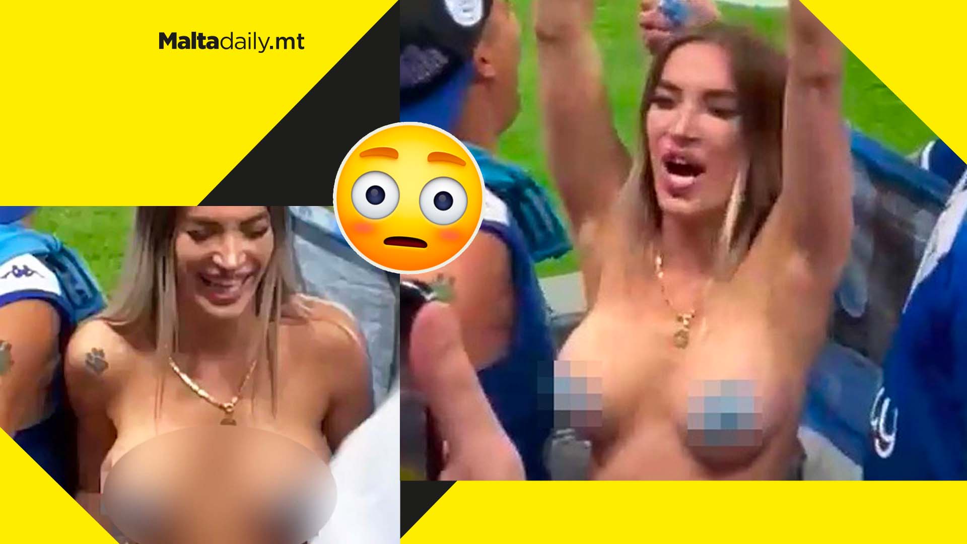 Topless World Cup Argentina fan escapes punishment in Qatar