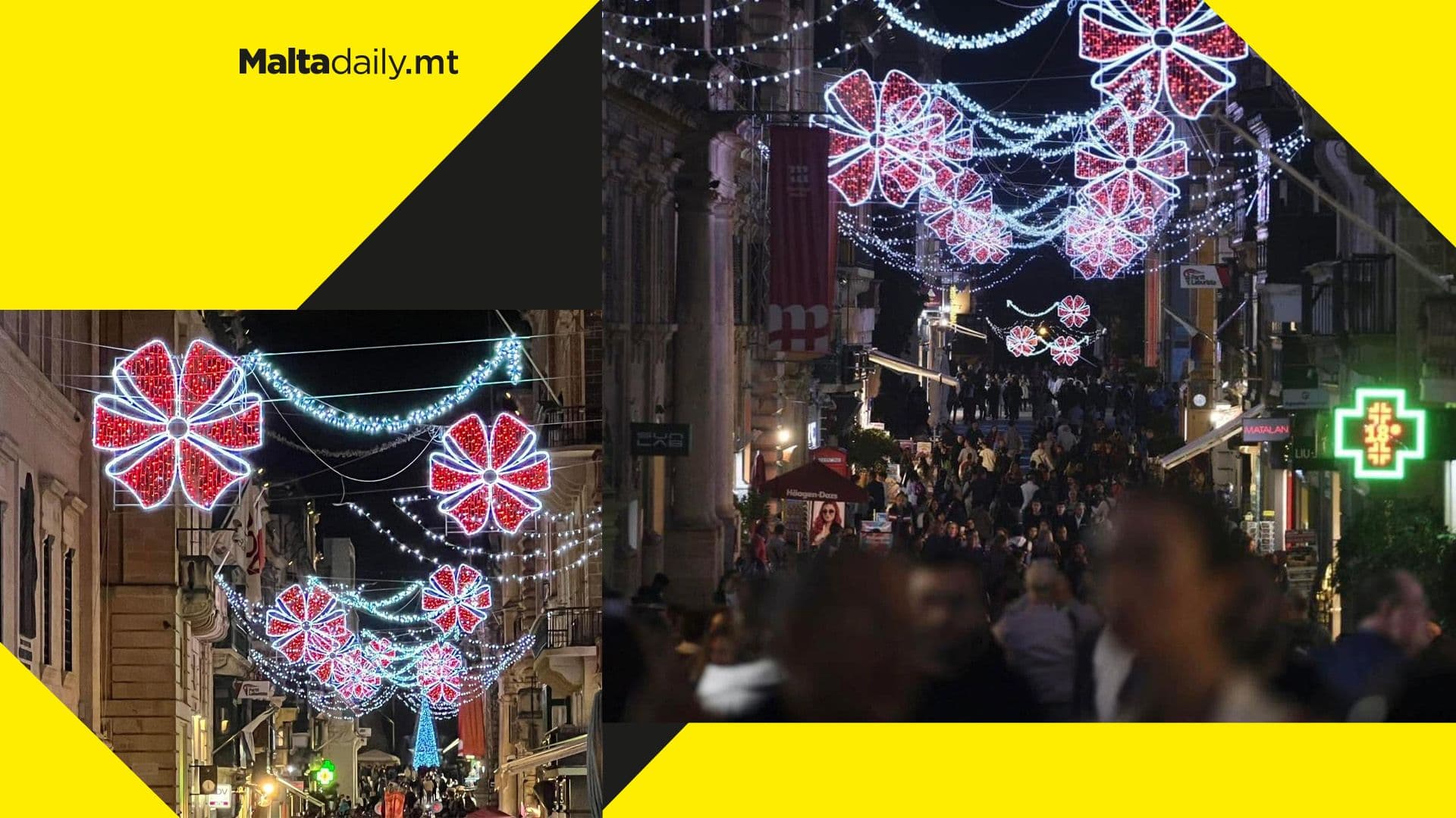 Valletta lit up for festive season as part of ‘Christmas in the Capital’