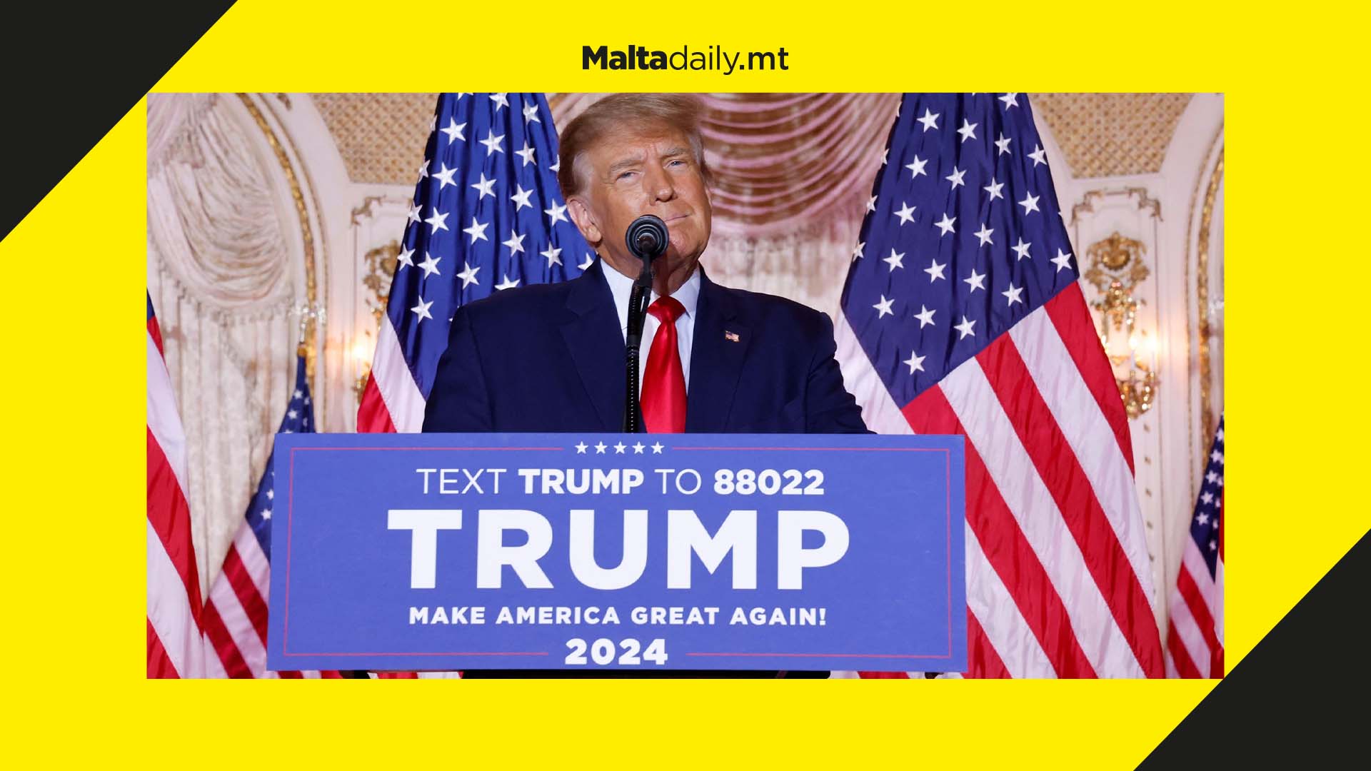 Donald Trump will officially run for US President in 2024