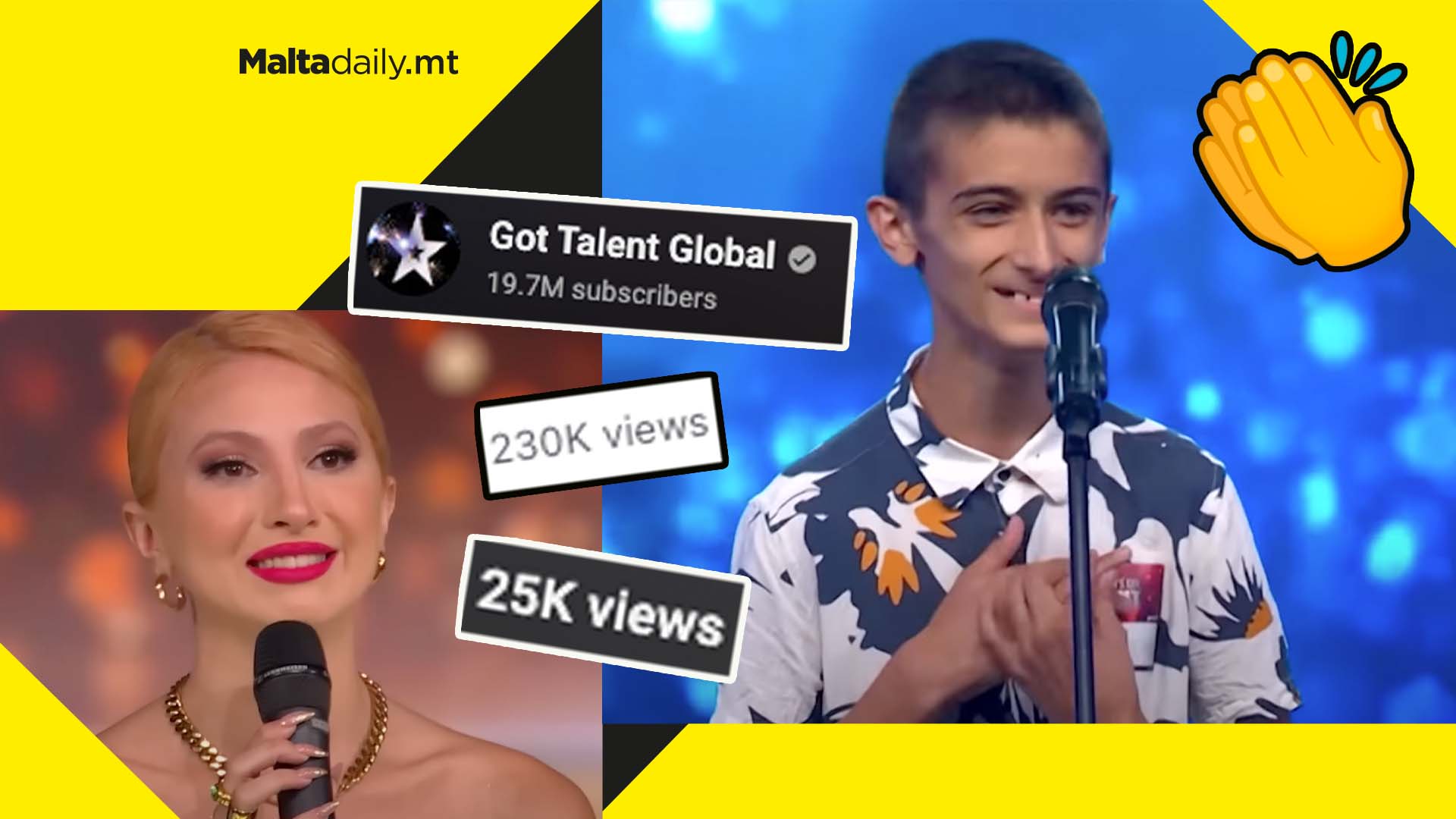 Kyran’s golden buzzer performance receives praise on global level