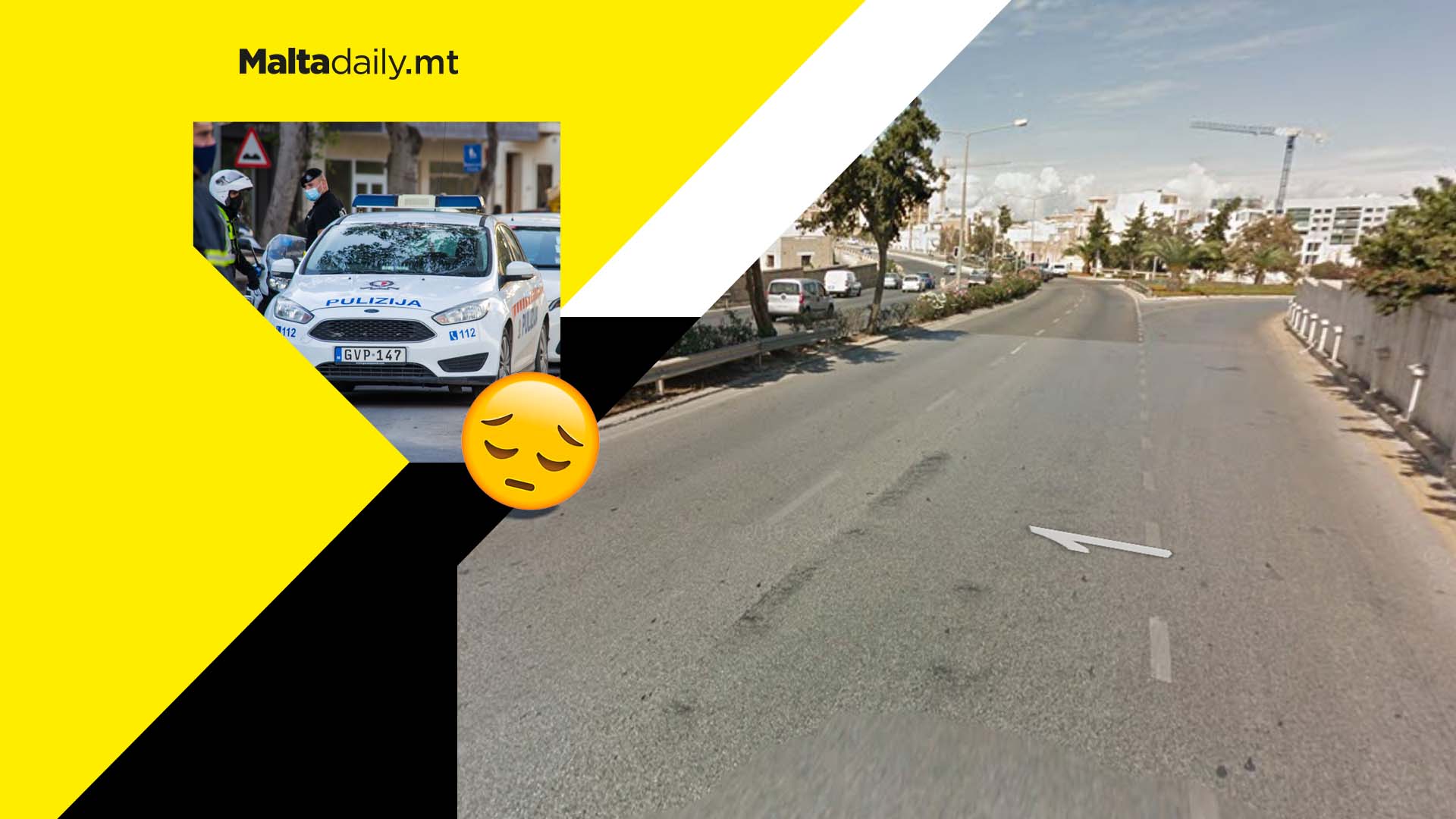 35 year old grieviously injured after crashing car into tree