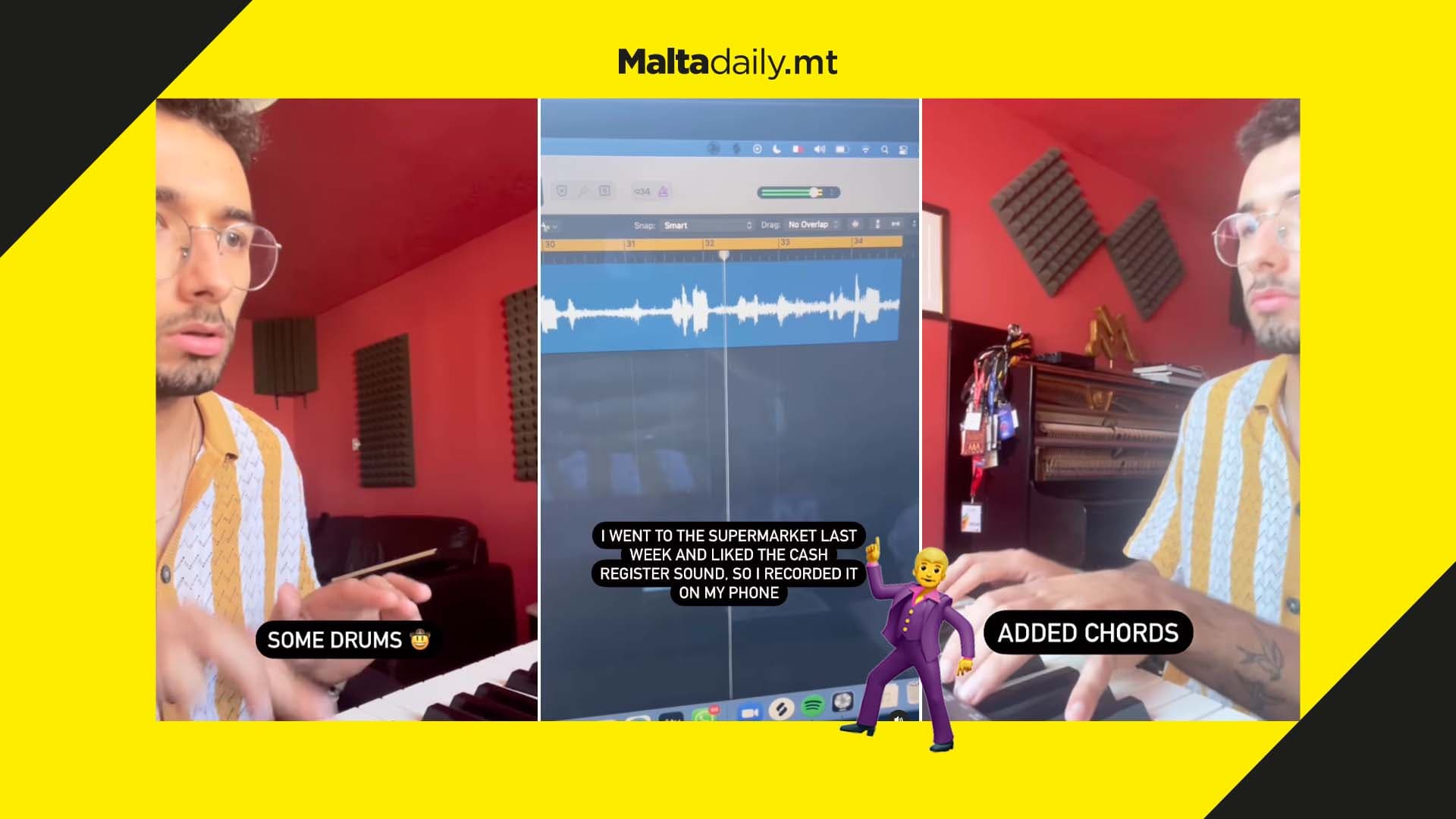 WATCH: Red Electric’s Aleandro makes catchy beat out of PAMA cash register noise