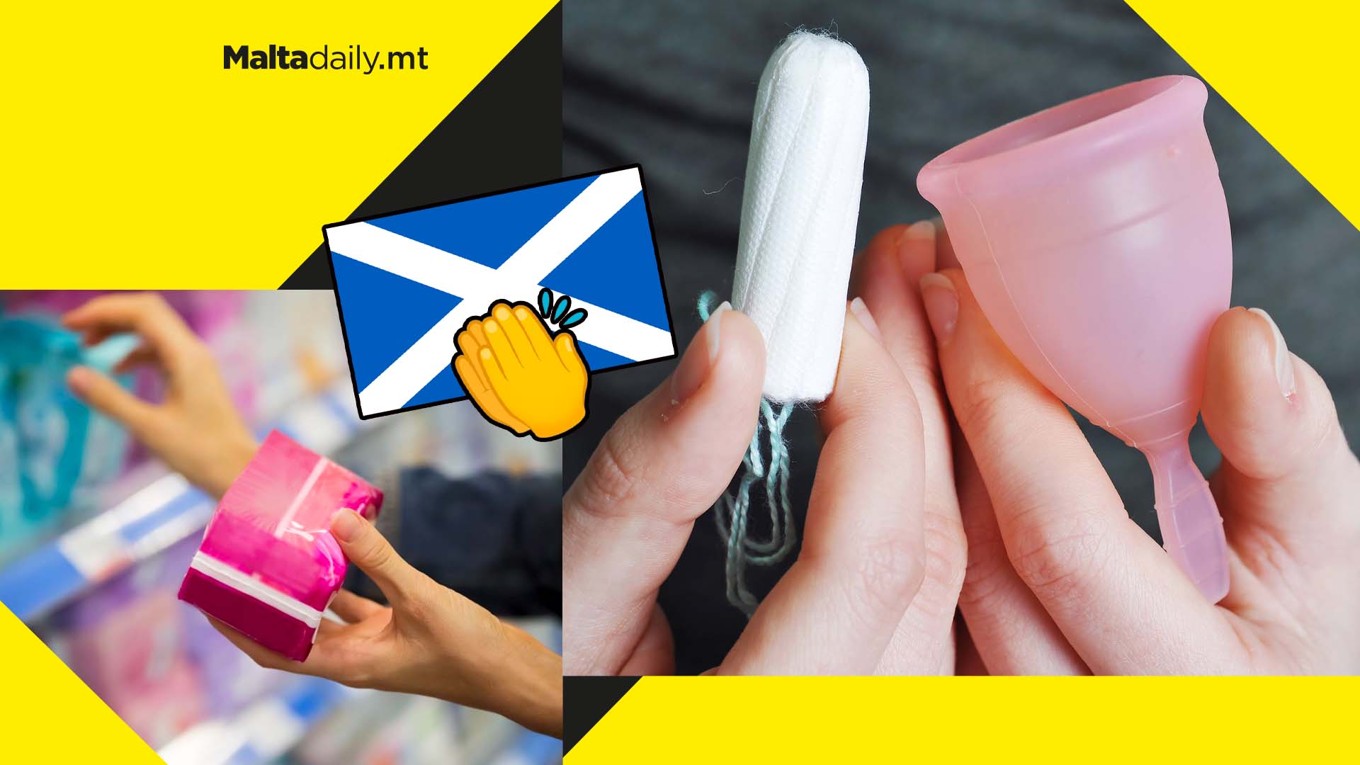 Scotland first country in the world to provide free period products