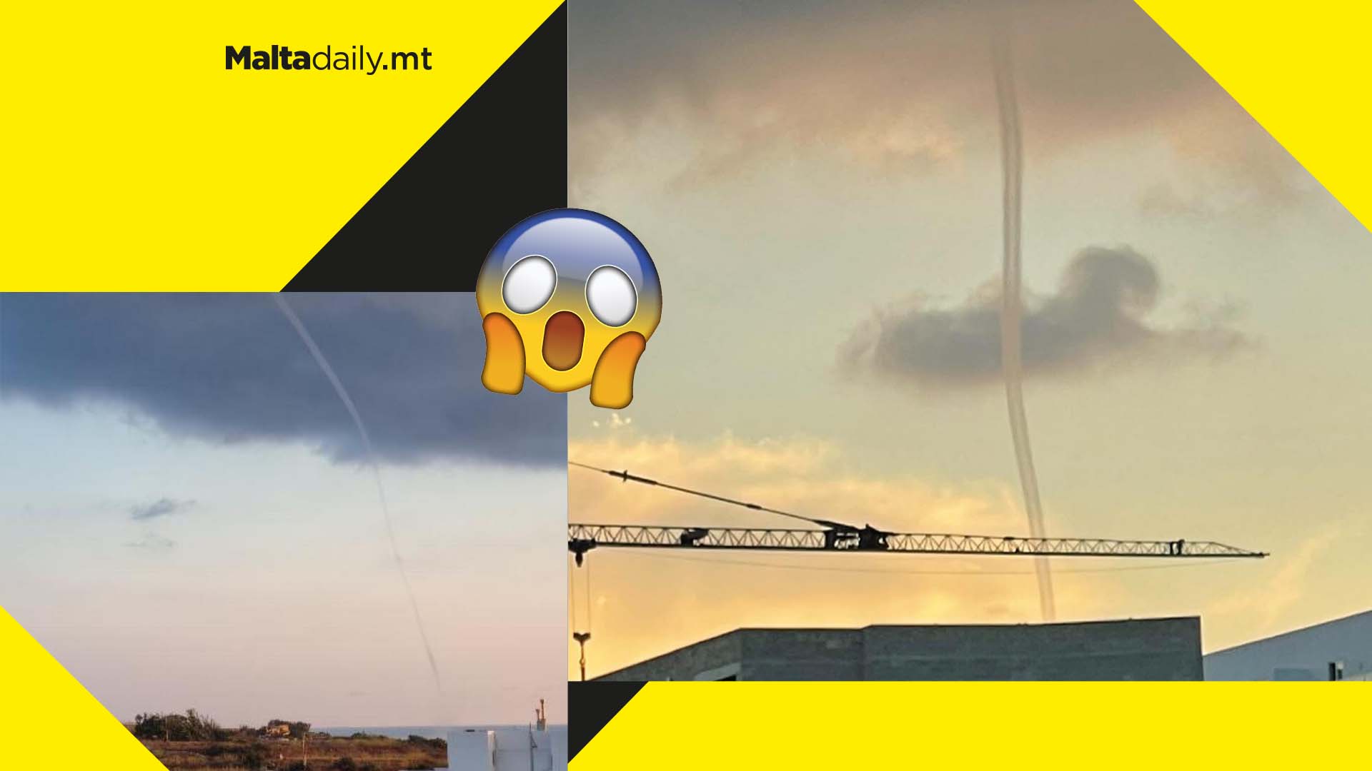 Water spout spotted off coast of St Paul’s Bay