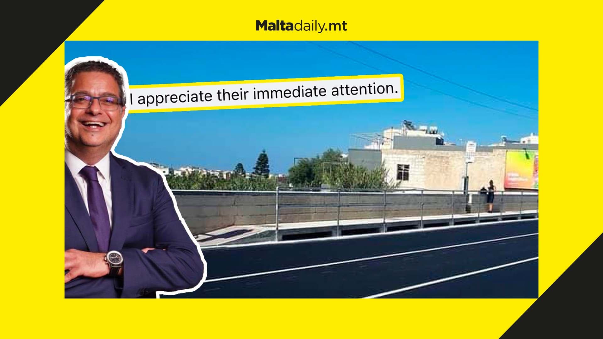 “How will passengers enter the bus?” Awkward railing removed following online intervention