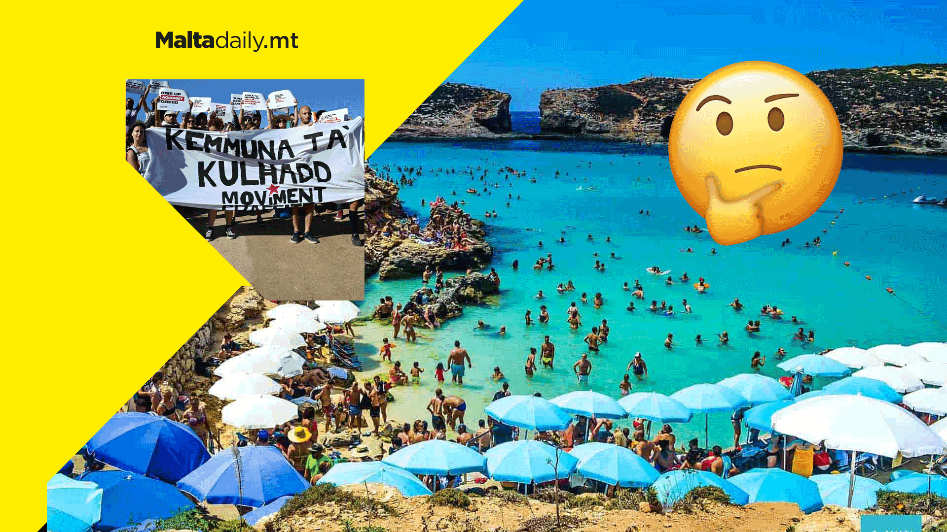 Graffiti warns ministers with more direct action over Comino