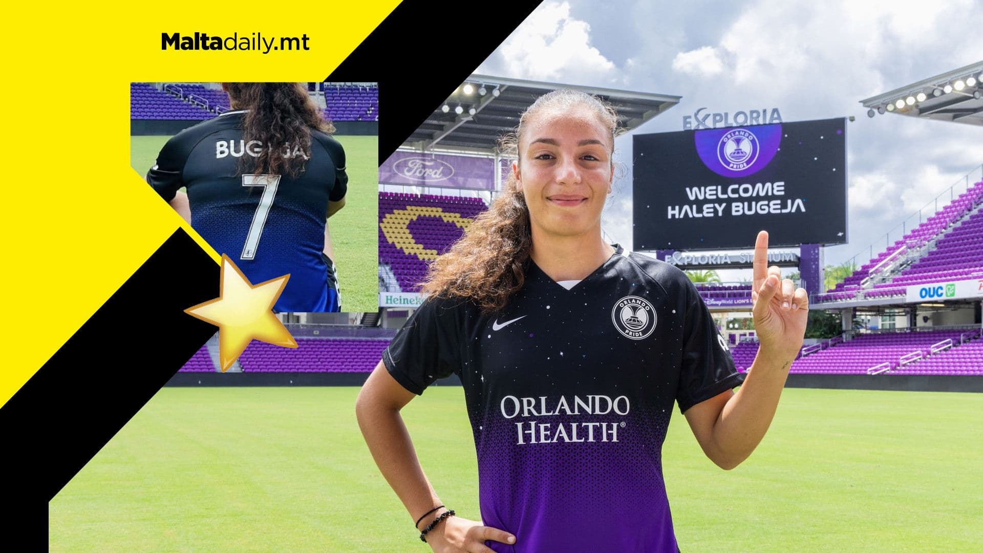 Haley Bugeja recieves warm welcome in Orlando ahead of summer move