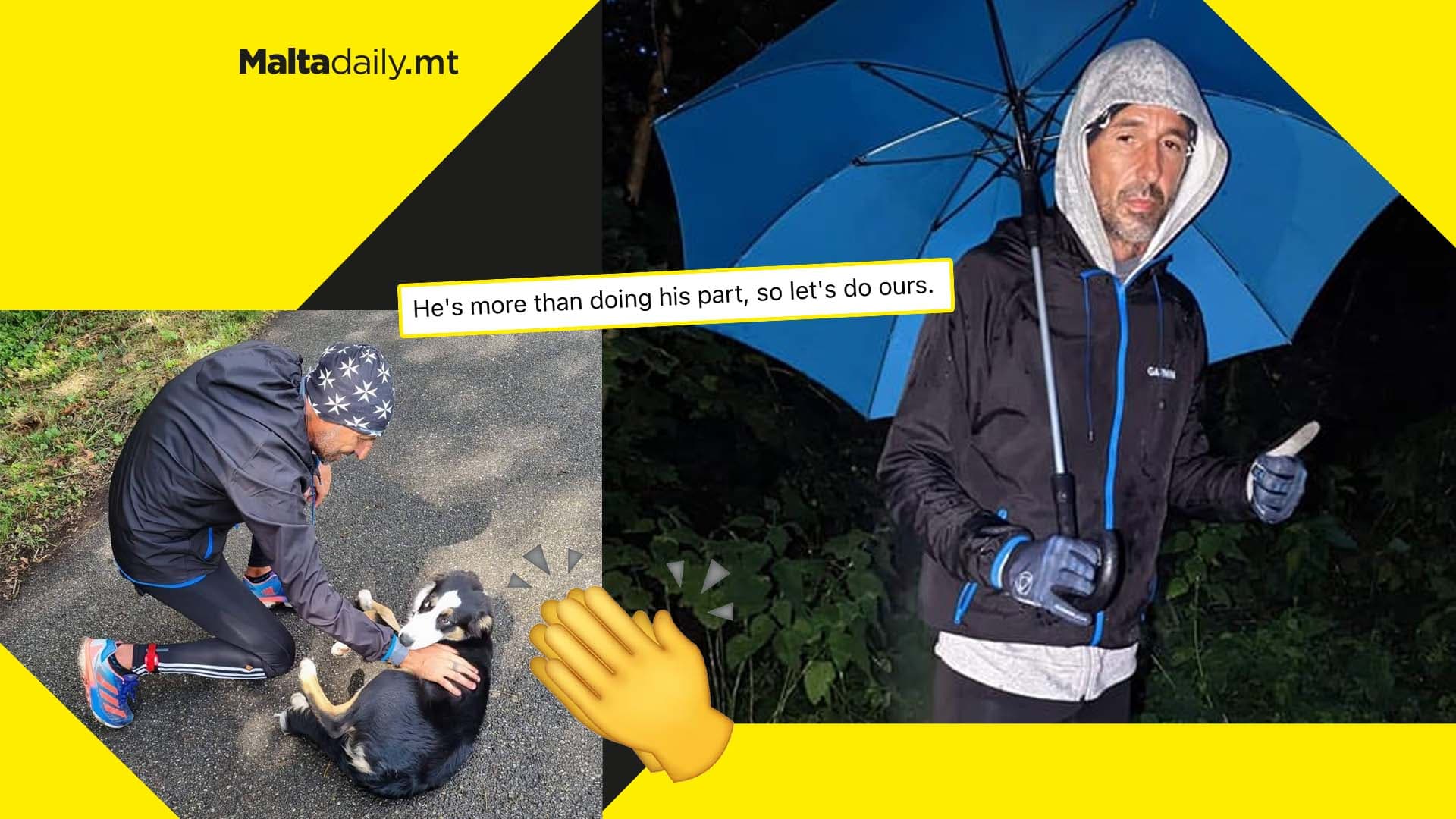 Massive support for super athlete’s brutal challenge to raise money for animal shelters