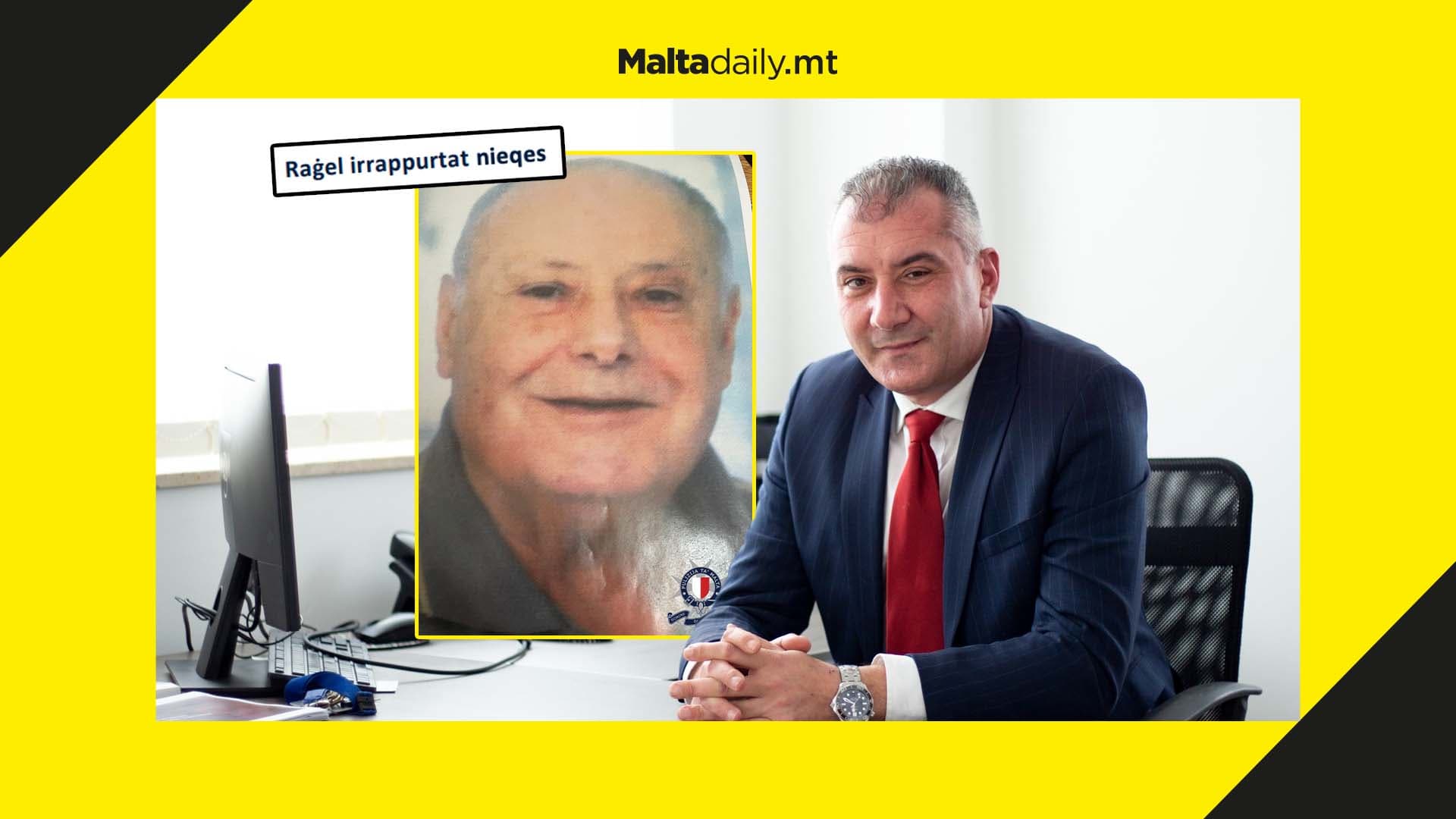 Minister calls for investigation of missing elderly man; PN ‘outraged’ by case