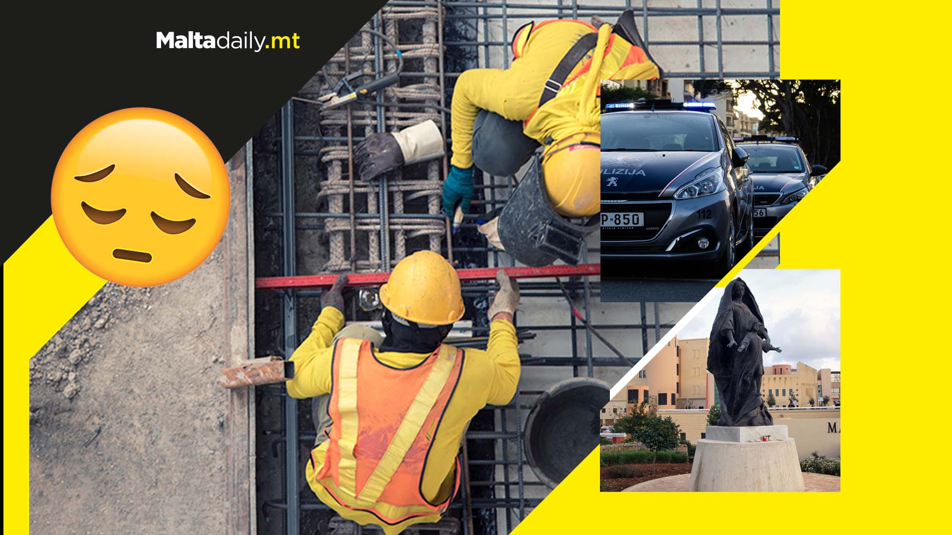 62-year-old worker injured after falling and hitting head