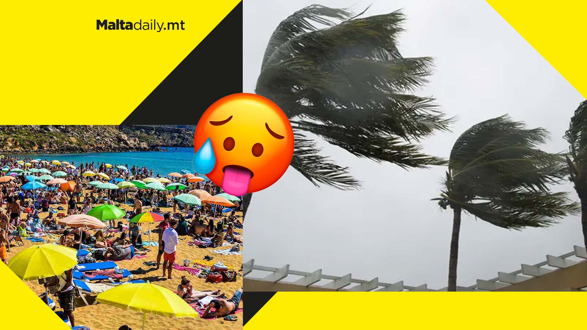 Strong winds set to hit Malta ahead of scorching temperatures next week