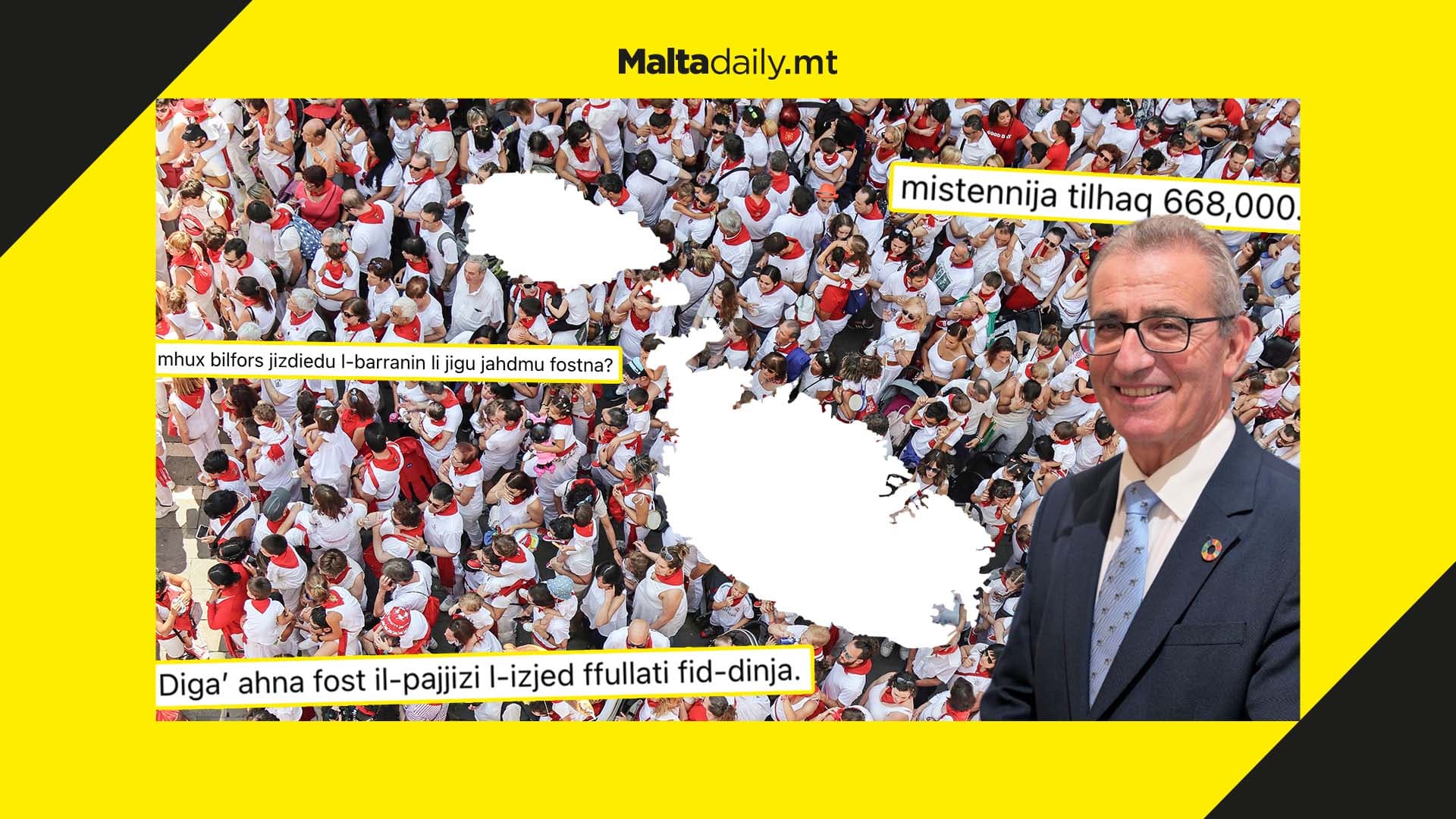 Malta’s population expected to reach nearly 700,000 by 2050; former minister discusses