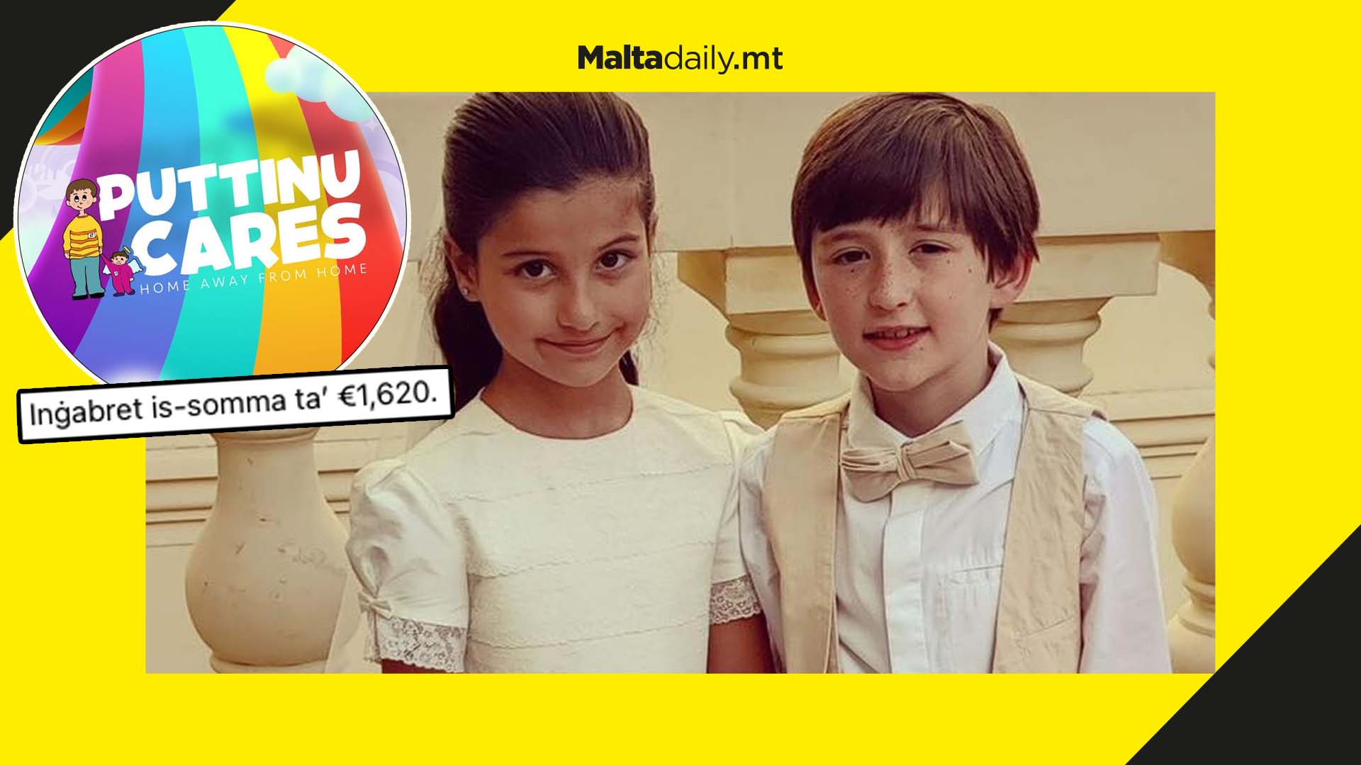 Cousins ask for Puttinu Cares donations instead of gifts for Confirmation