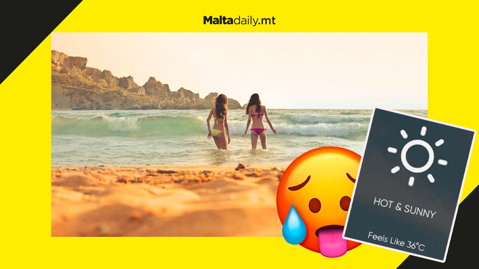 This weekend is set to be scorching hot at 36°C