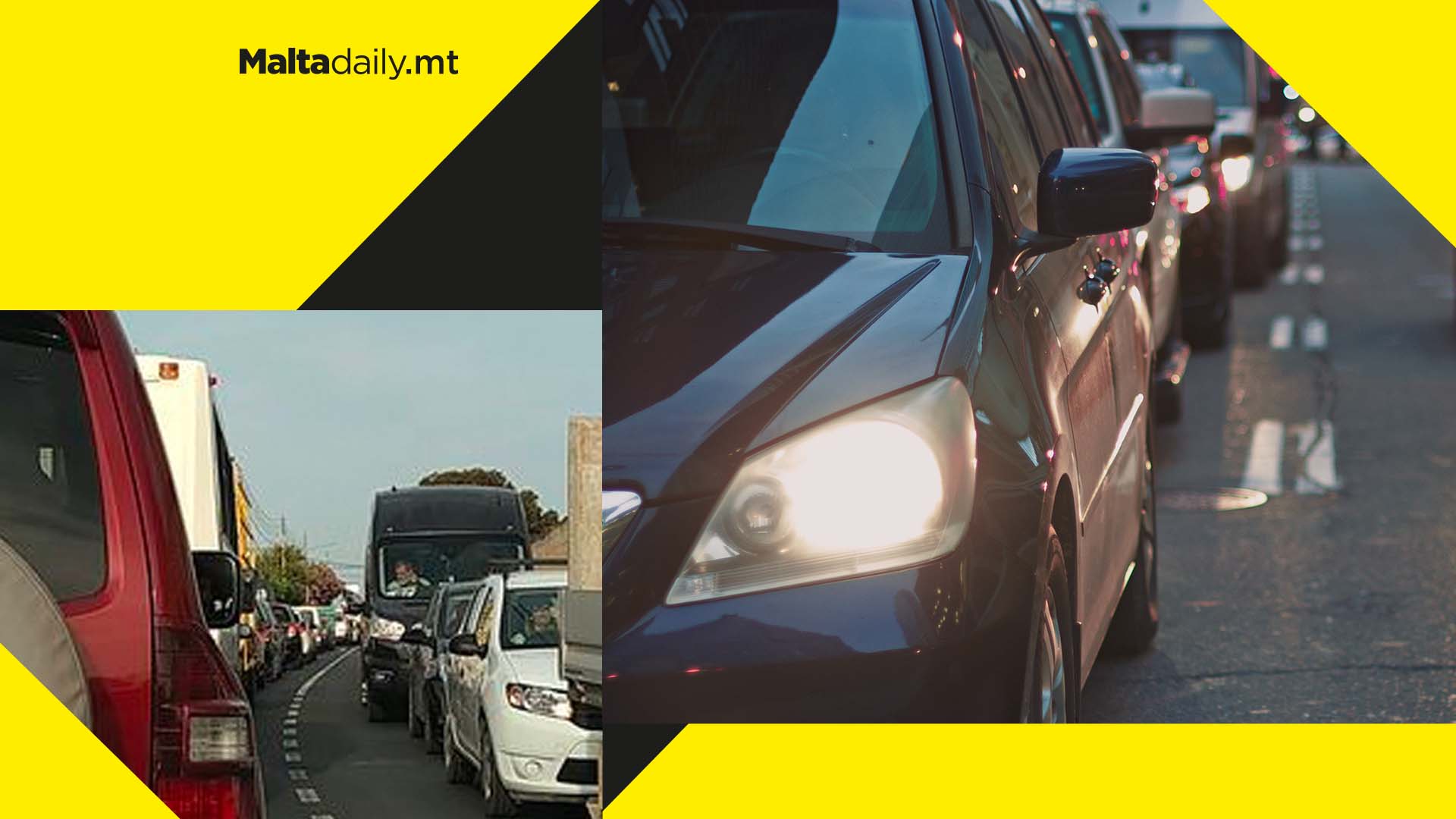 Nationwide traffic after accident near Santa venera tunnels